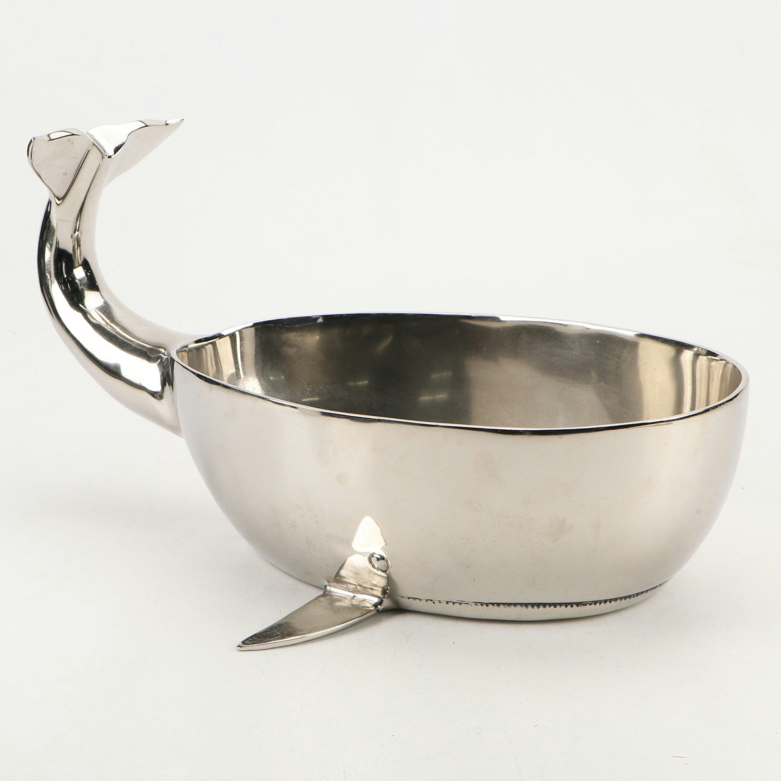 Stainless Steel Whale Champagne Bucket