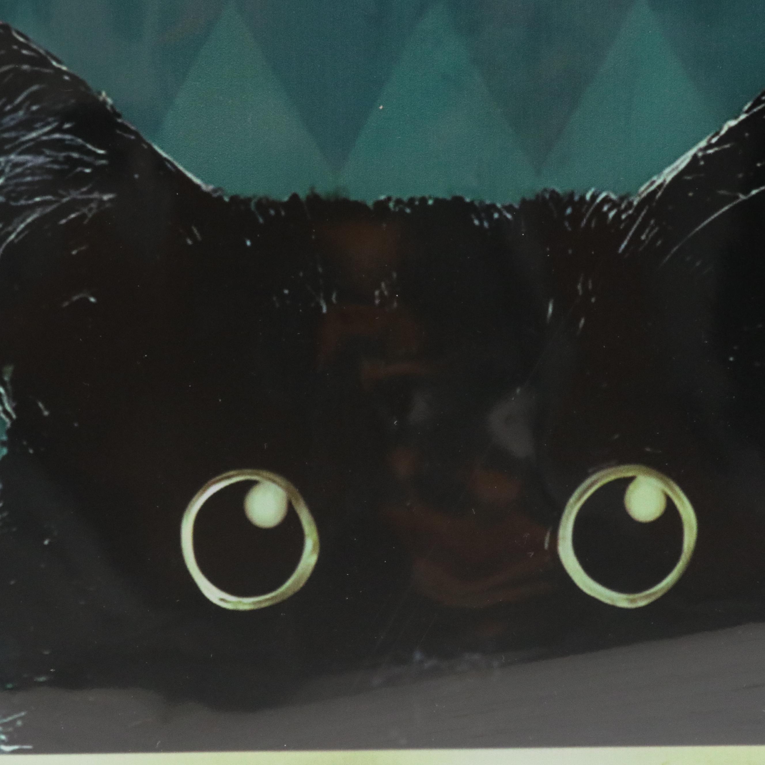 Cat Giclée "Excuse Me!" Metal Sign