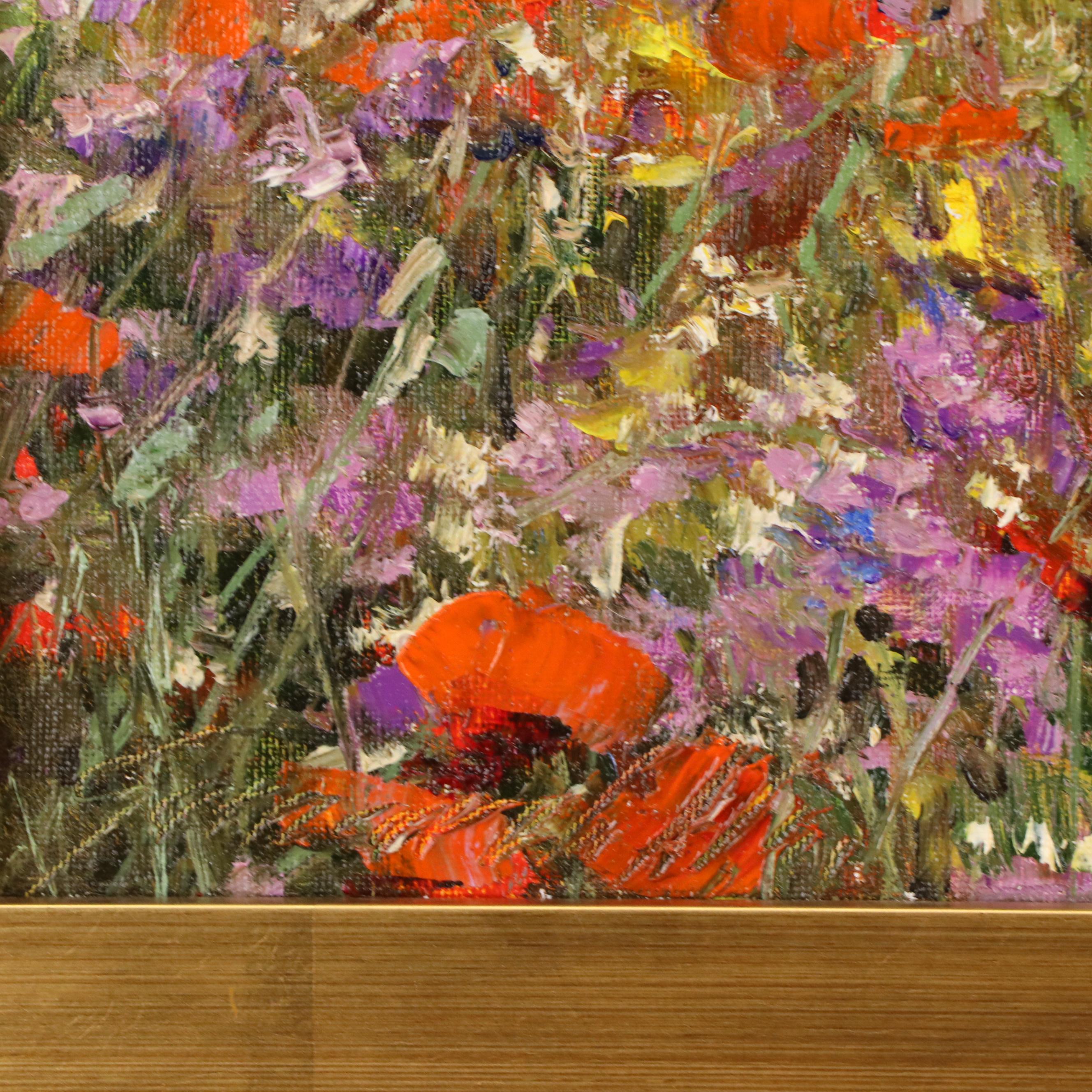 Garncarek Aleksander Floral Landscape Oil Painting, 2025