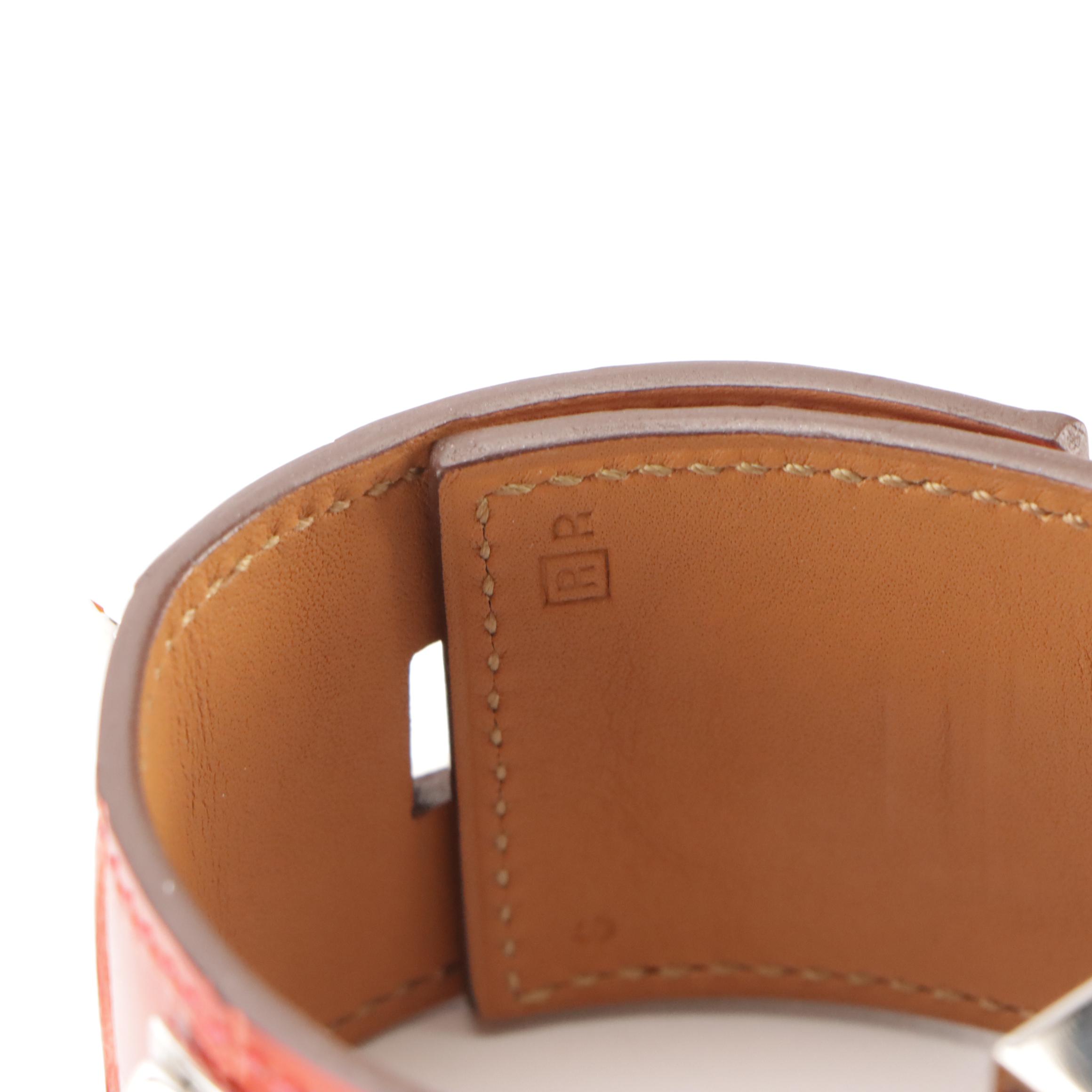 Hermès Collier de Chien Lisse Alligator Skin Bracelet