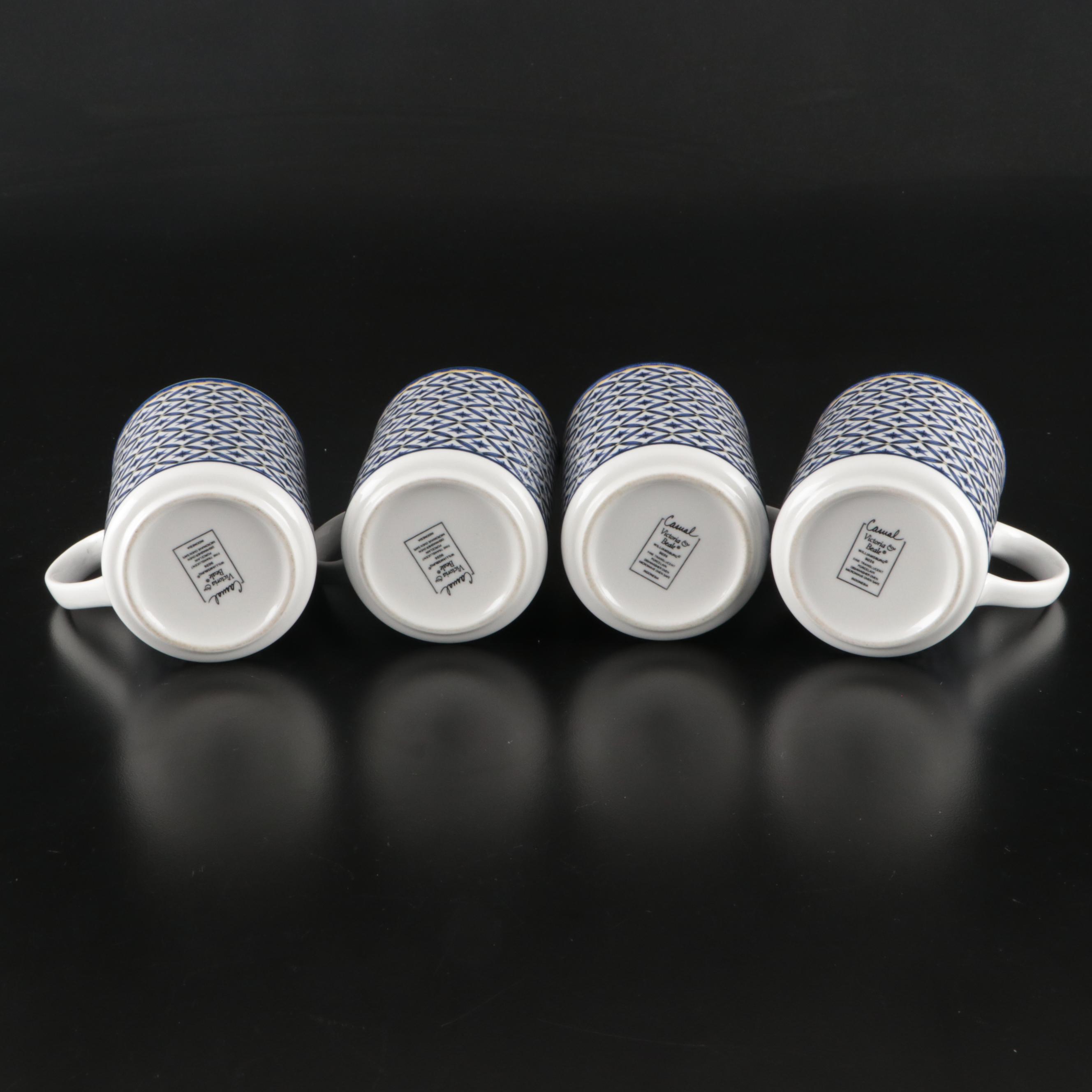 Victoria & Beale "Williamsburg" Mugs with Vista Alegre and Other Tableware