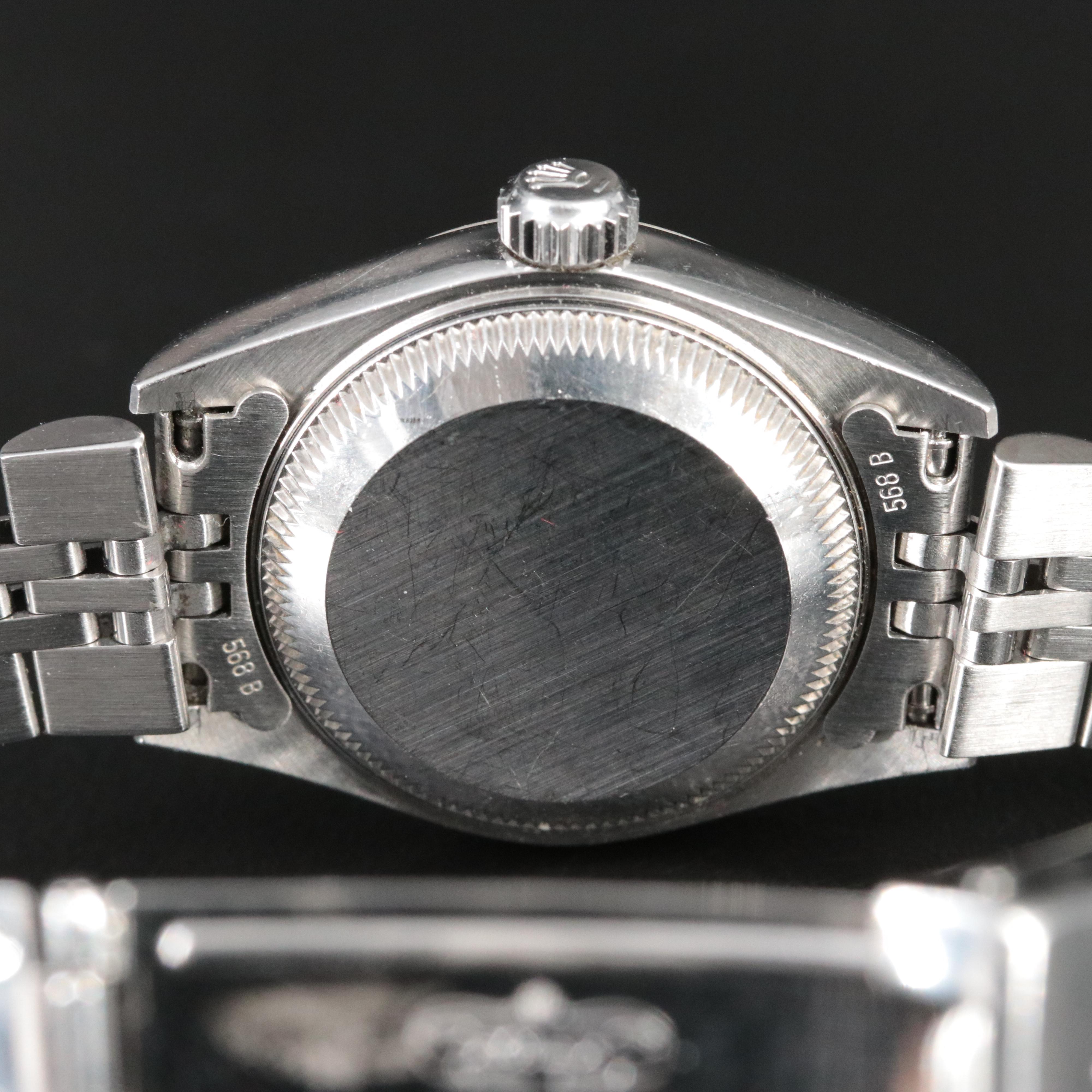 2000 Rolex Sodalite Factory Diamond Dial Datejust Watch