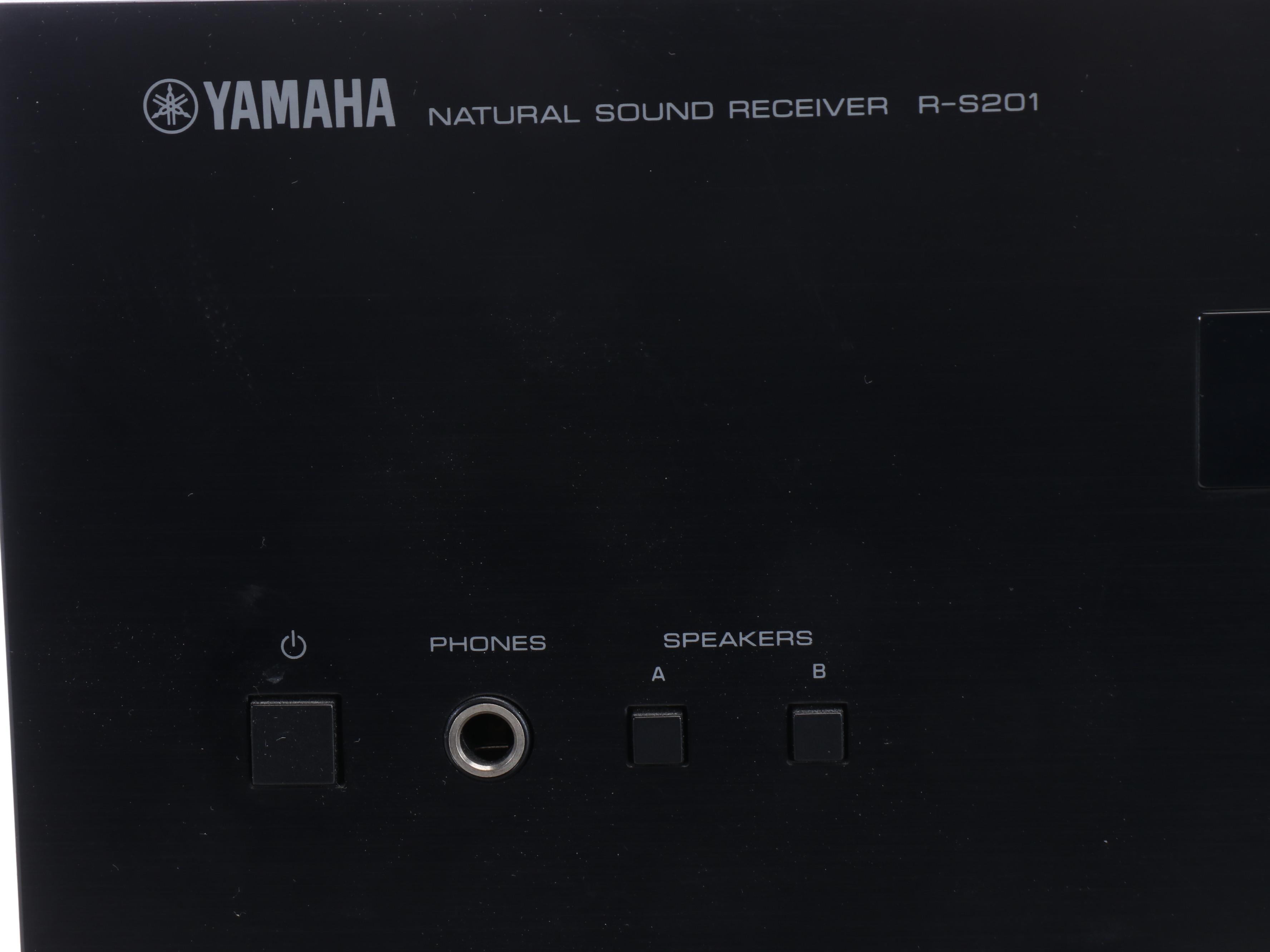 Yamaha R-S201 Receiver with Onkyo DX-C370 CD Changer and Bose Floor Speakers