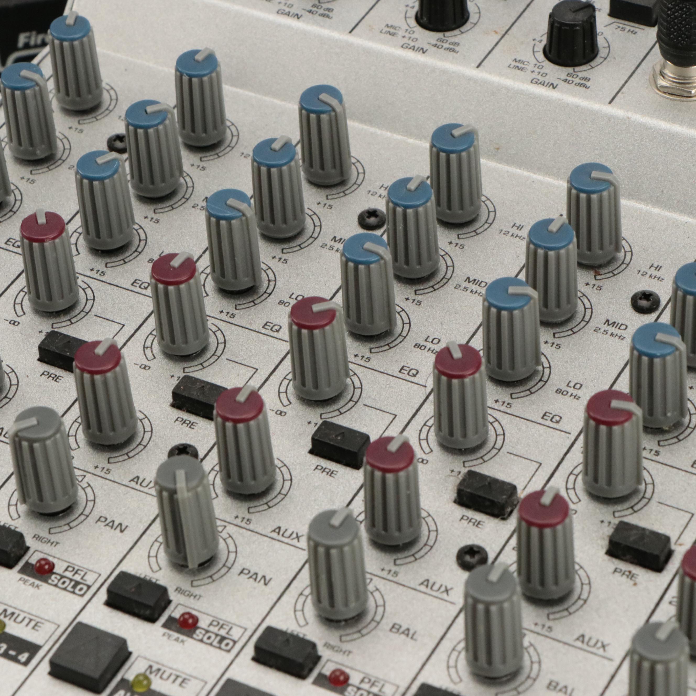 Behringer Eurorack MX 1604A and Other Sound Equipment