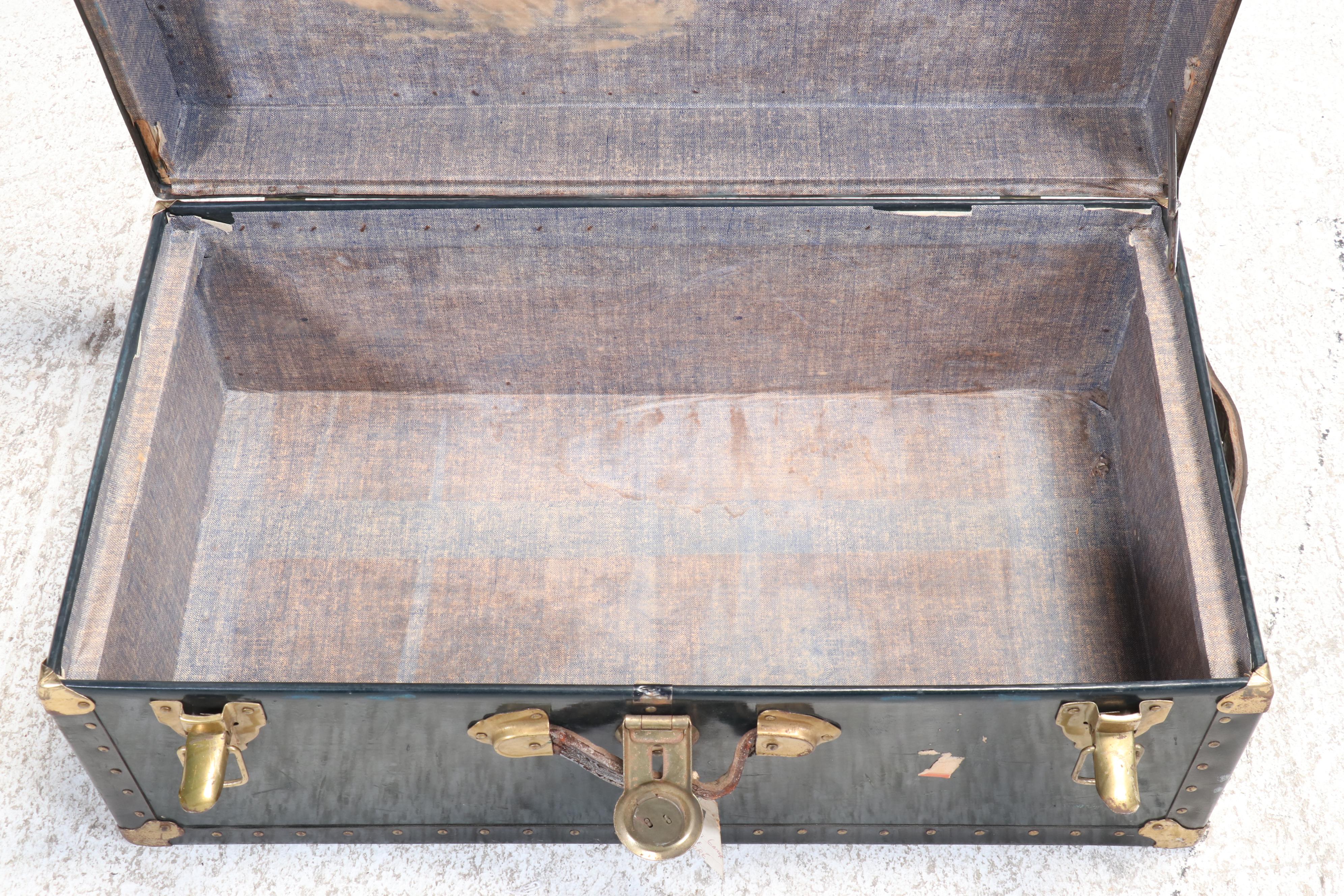 National Vulcanized Fibre Co. Steamer Trunk, 20th Century