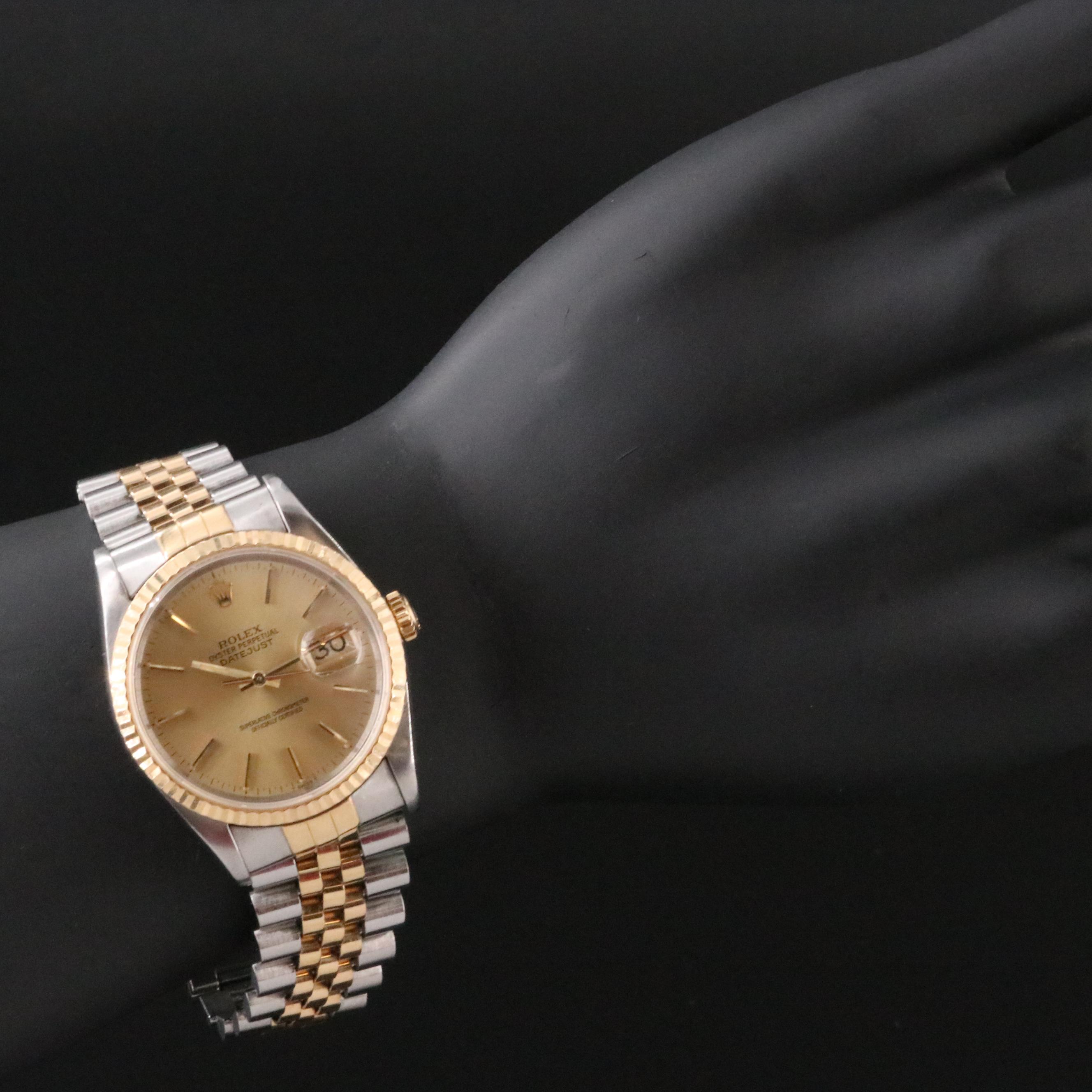 1991 Rolex Oyster Perpetual Datejust Watch