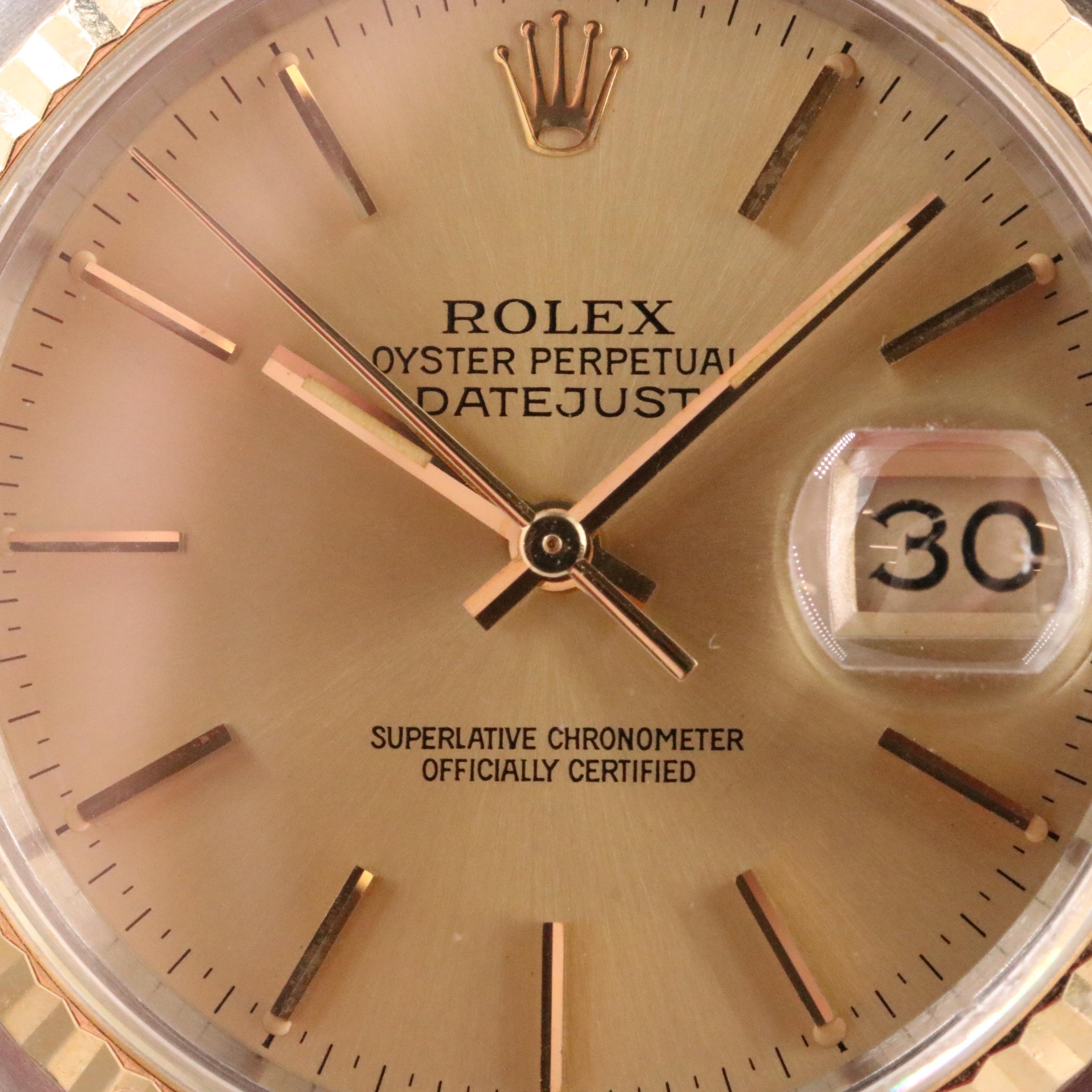 1991 Rolex Oyster Perpetual Datejust Watch