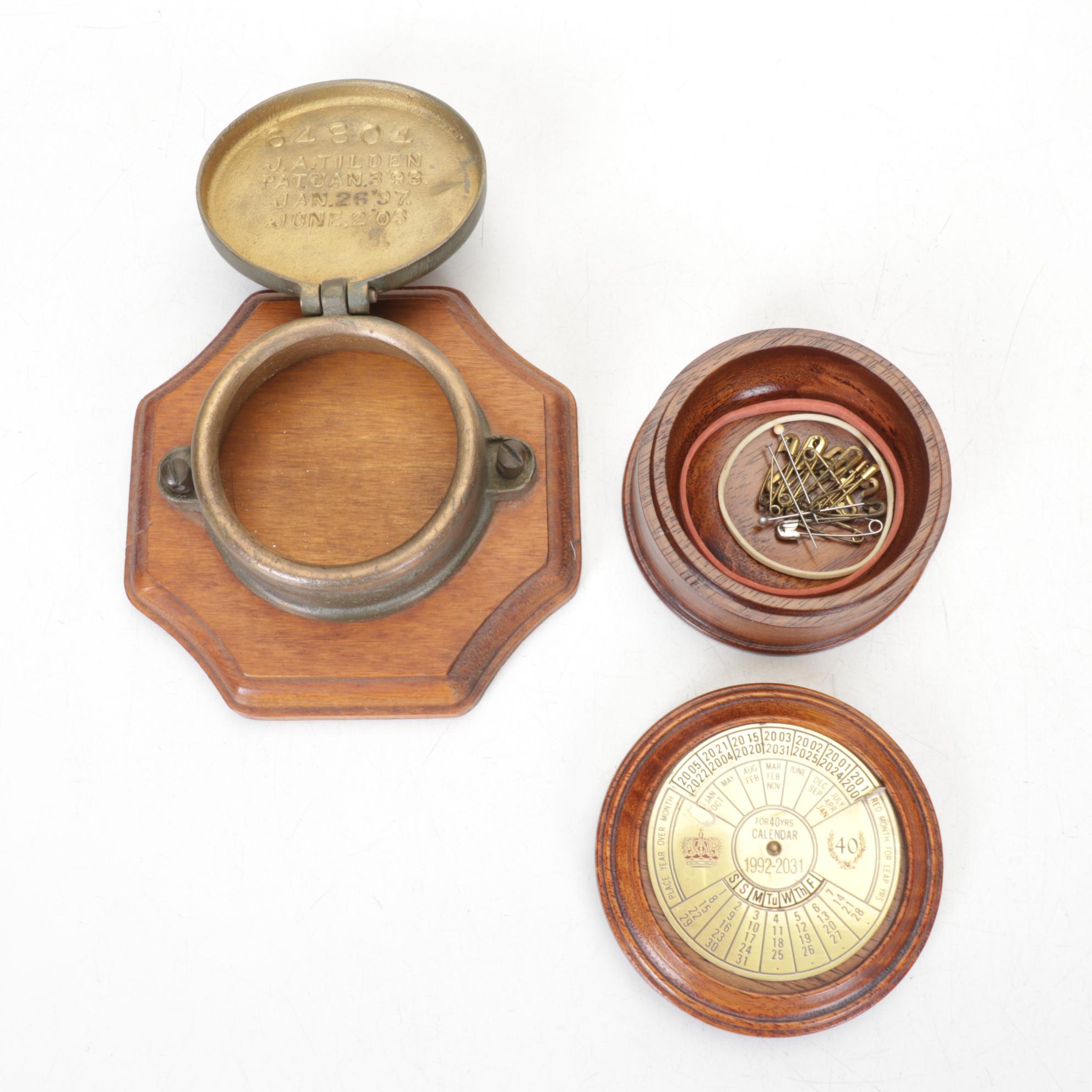 Novelty Cash Register Pencil Sharpener, Bill Spindle & Other Desk Accessories