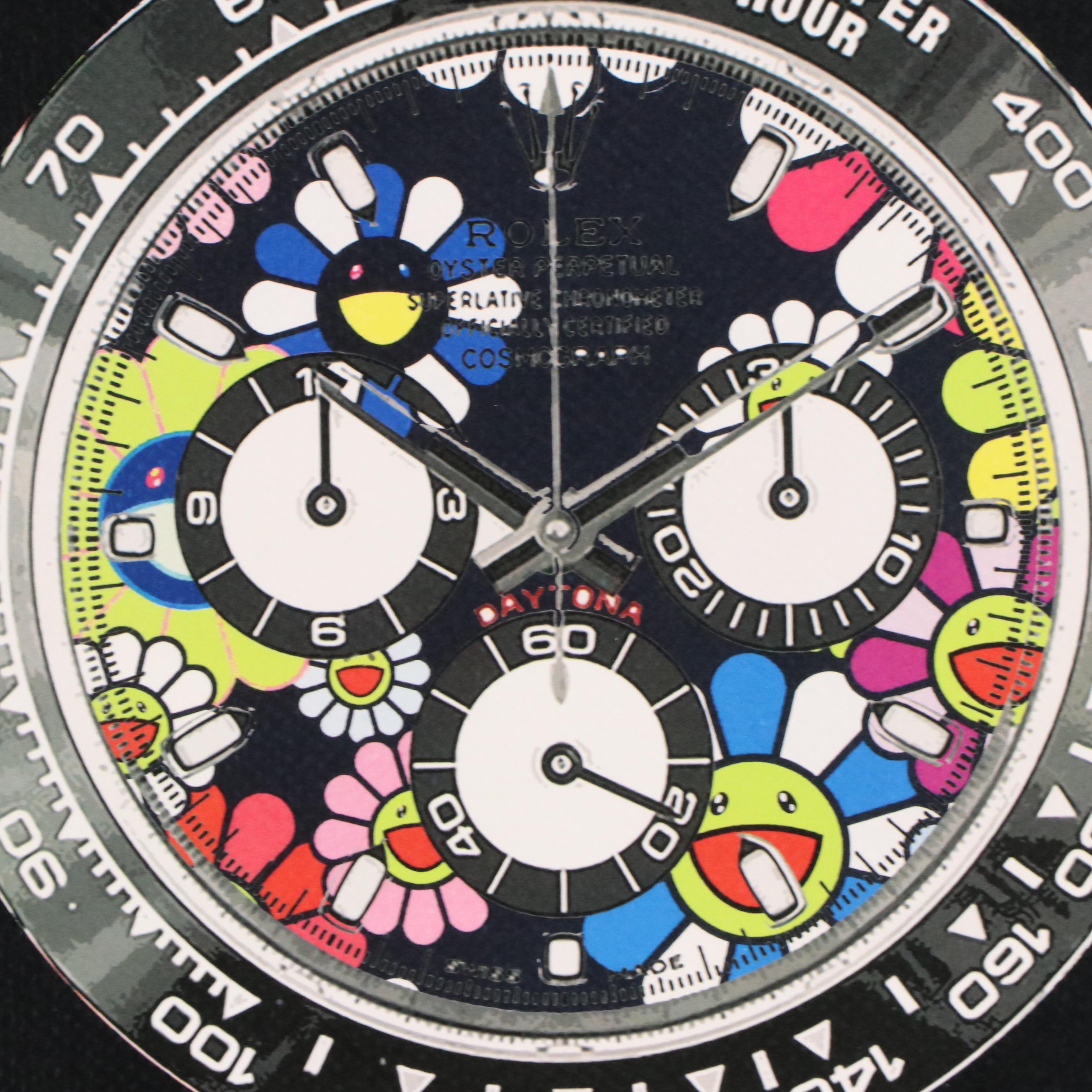 Death NYC Graphic Digital Print Murakami x Rolex, 21st Century
