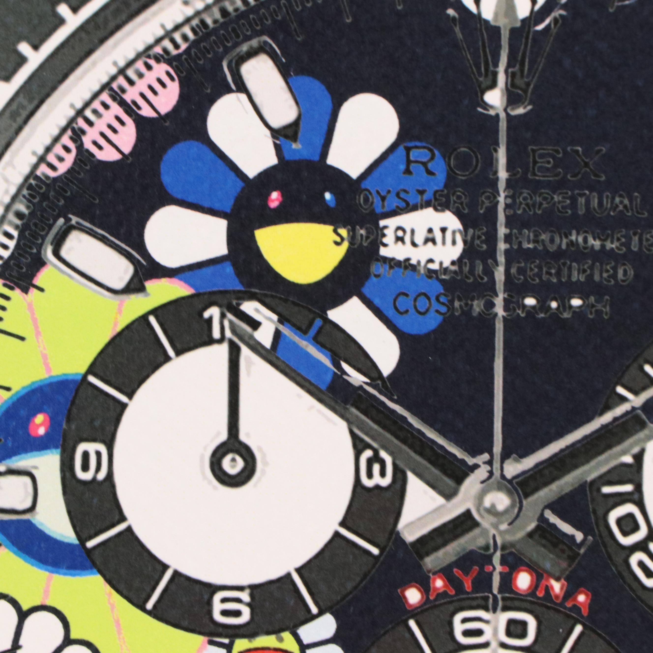 Death NYC Graphic Digital Print Murakami x Rolex, 21st Century