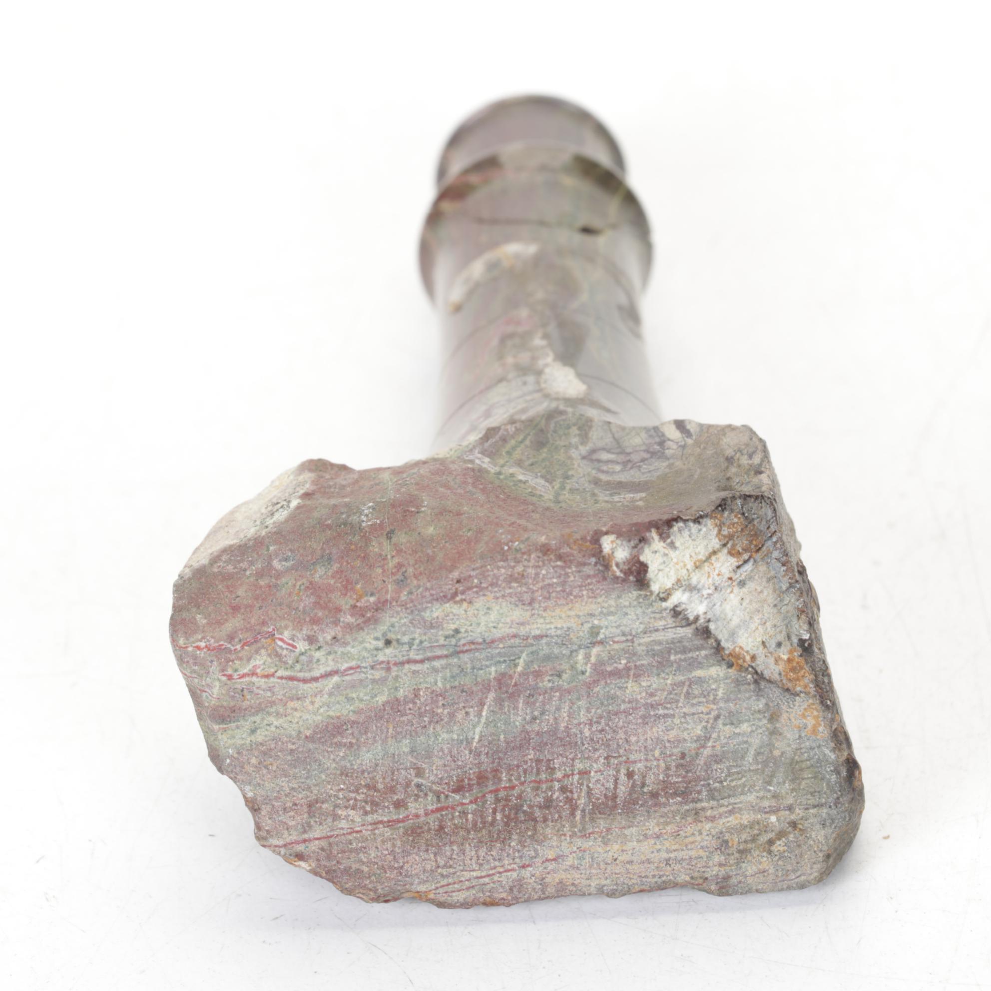 Natural & Polished Marble Lighthouse Candle Holder & Sculpture