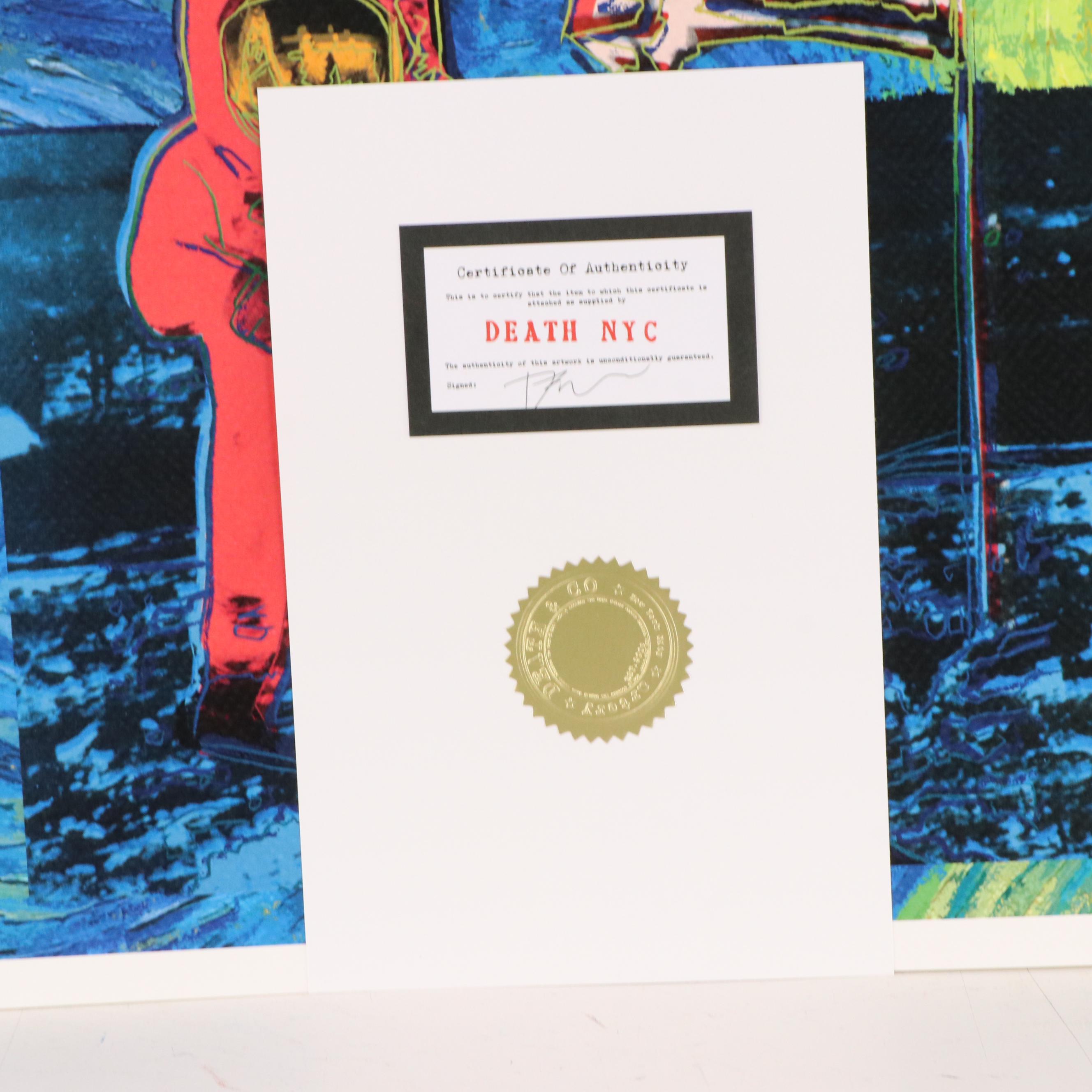 Death NYC Graphic Digital Print MTV x Van Gogh, 21st Century