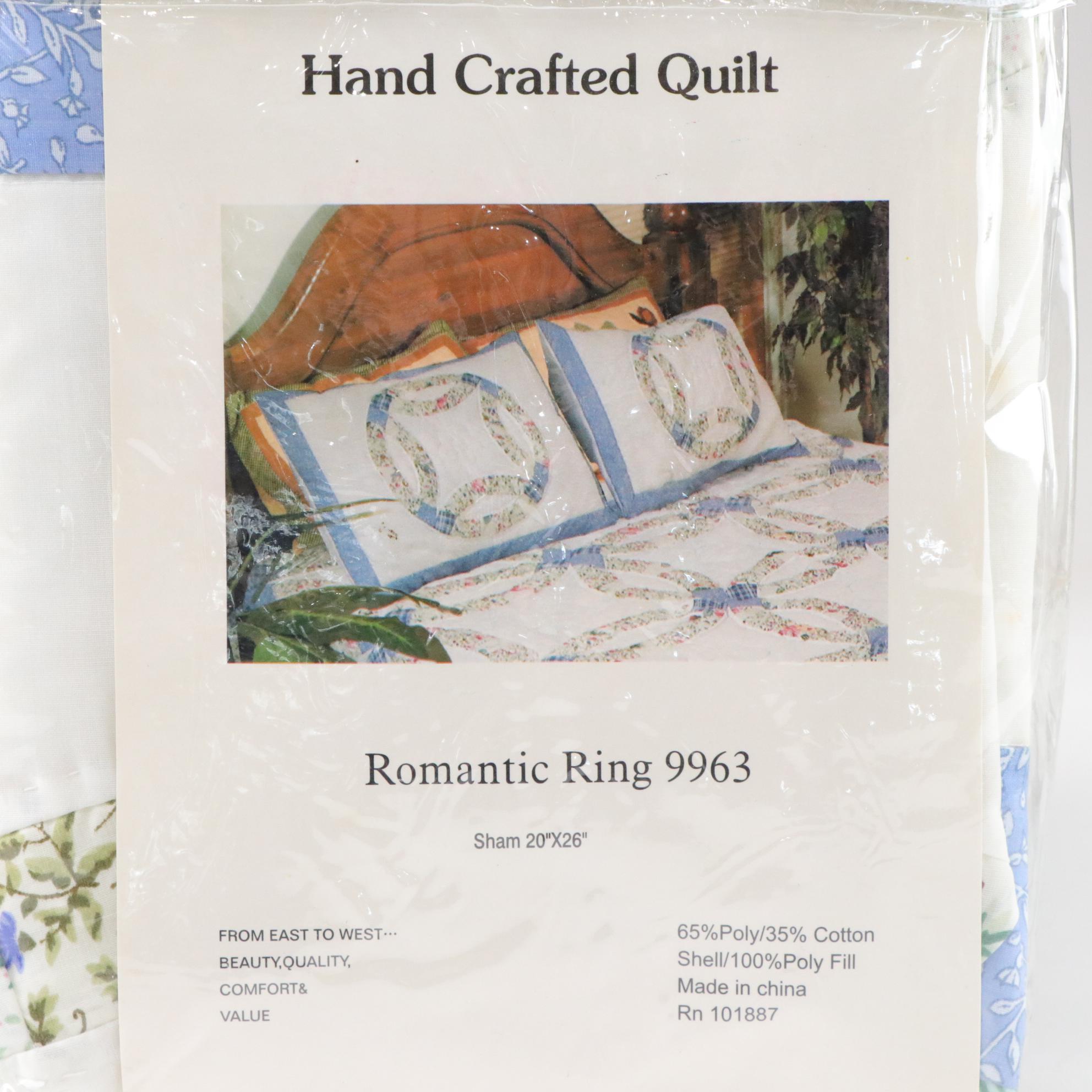 King Sized "Country Butterfly" Quilt & Pillow Shams with More