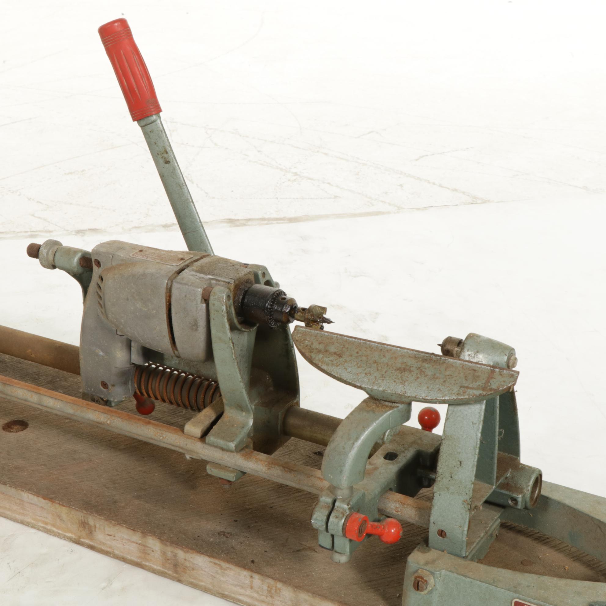 Cummins "Do It Shop" Lathe Drill Press, 1950s