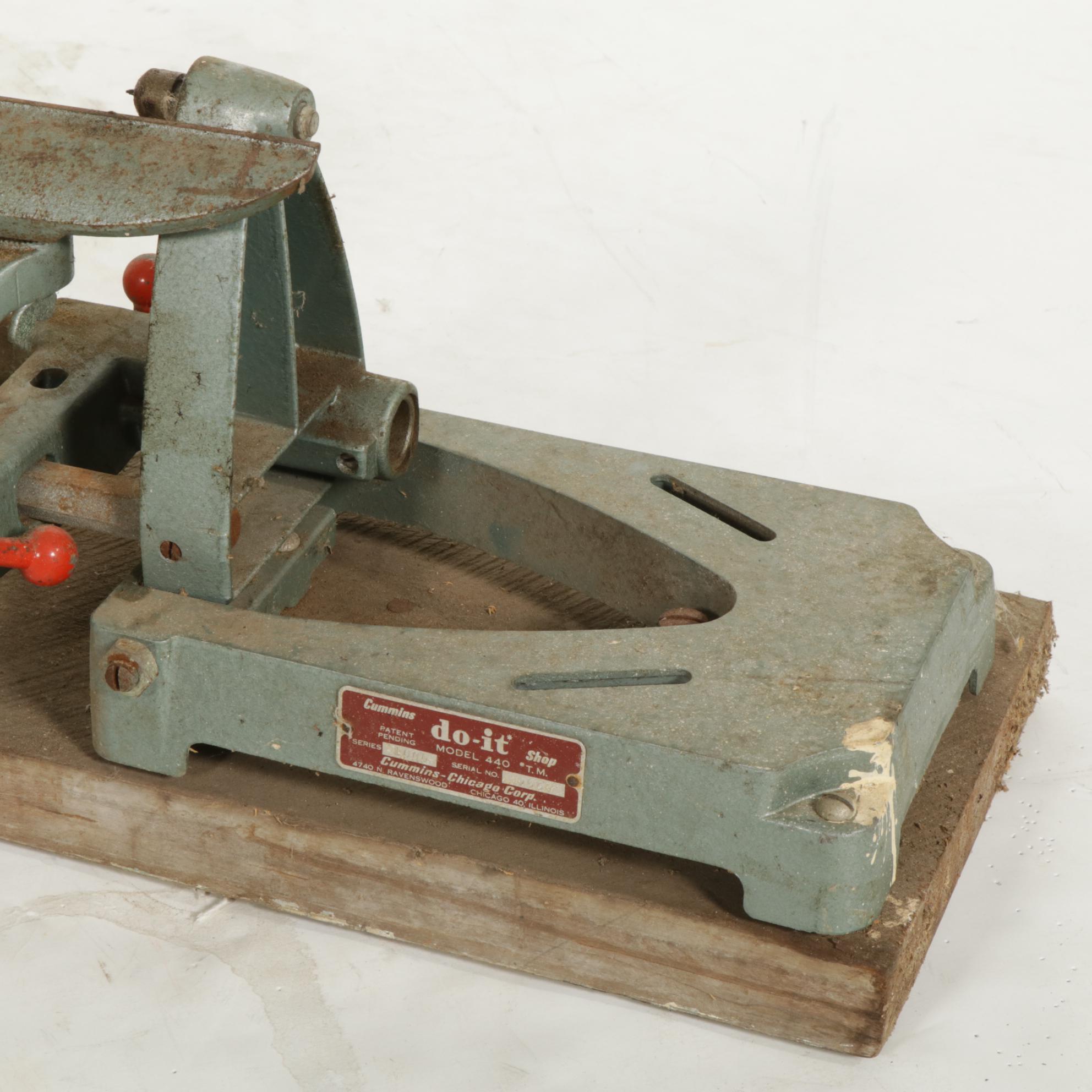 Cummins "Do It Shop" Lathe Drill Press, 1950s