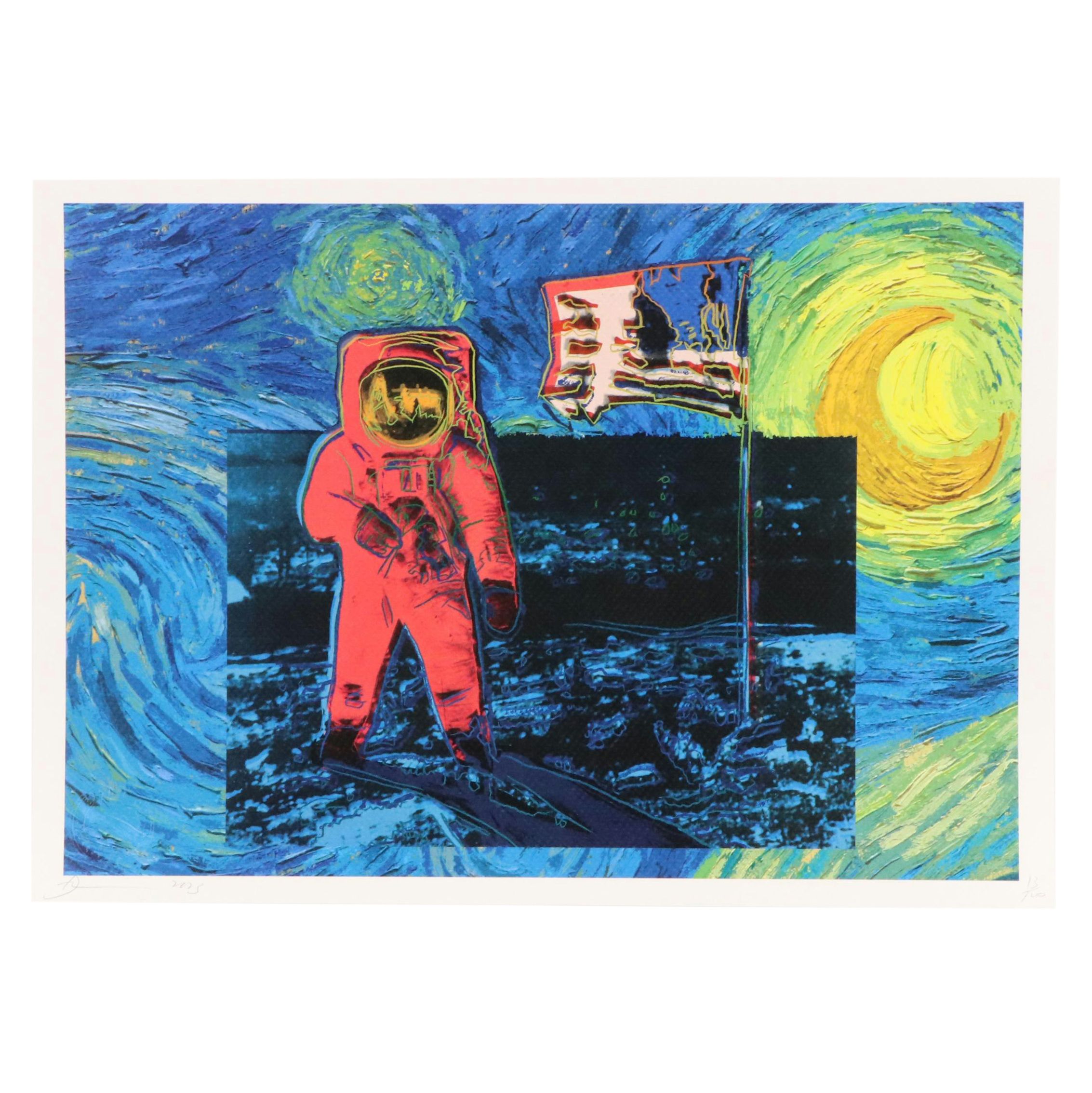 Death NYC Graphic Digital Print MTV x Van Gogh, 21st Century