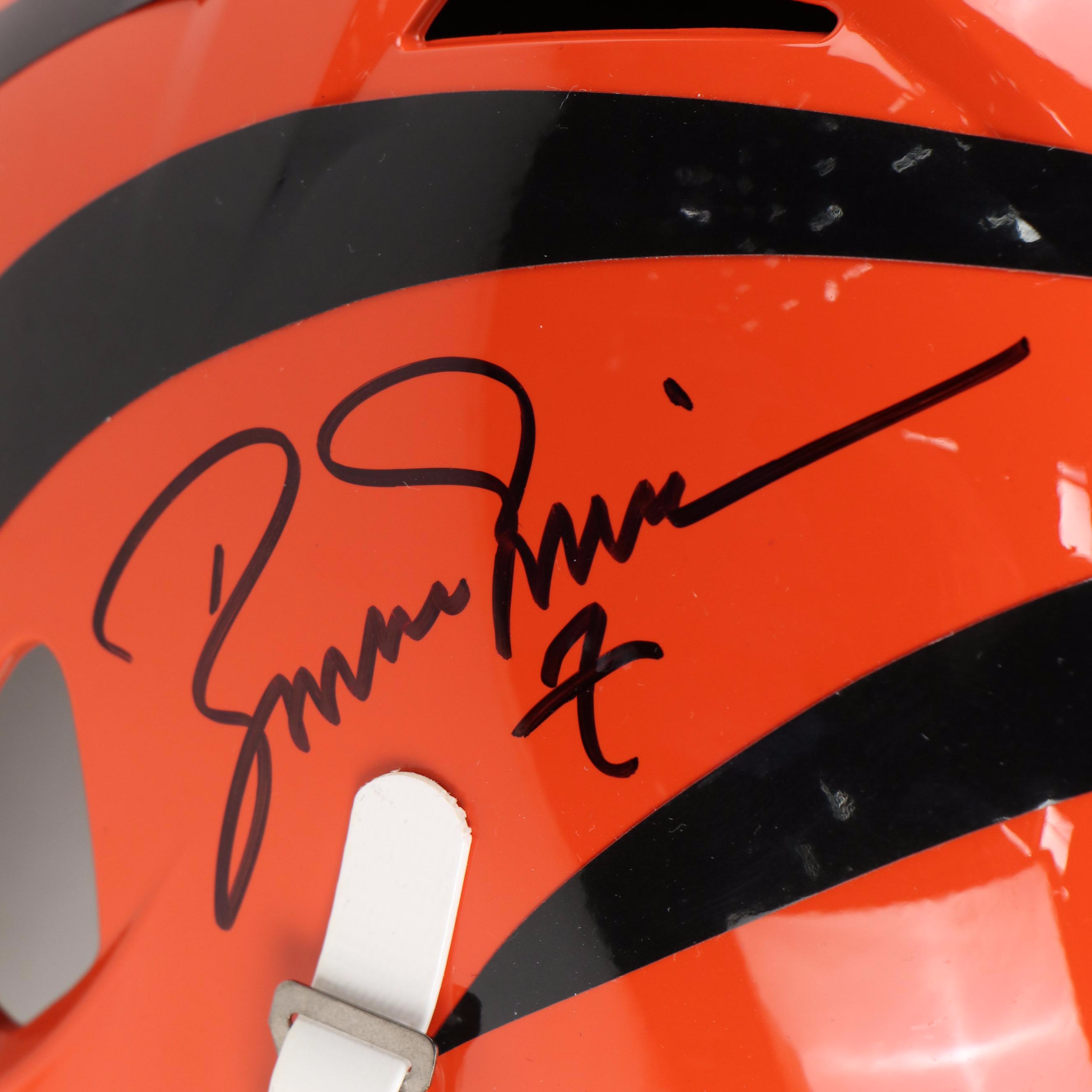 Boomer Esiason Signed Cincinnati Bengals Full-Size Replica Helmet, Beckett