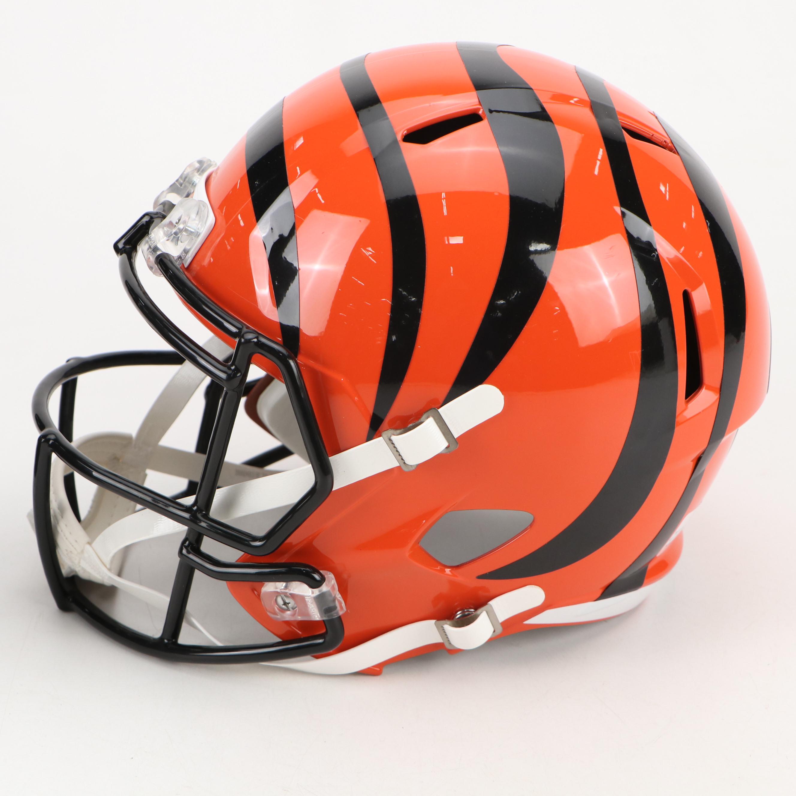 Boomer Esiason Signed Cincinnati Bengals Full-Size Replica Helmet, Beckett