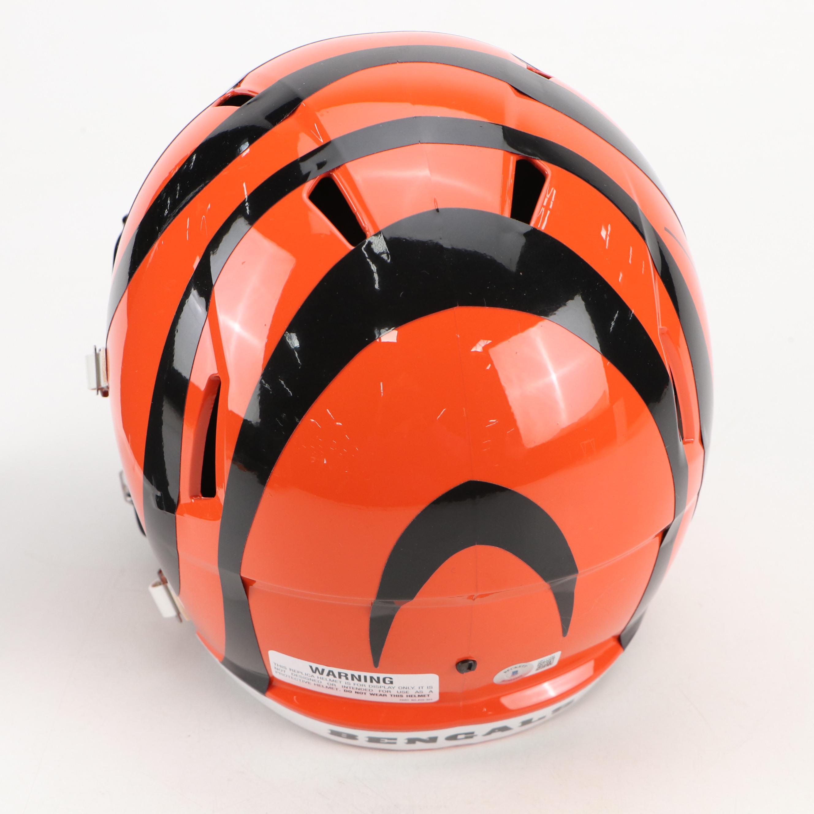 Boomer Esiason Signed Cincinnati Bengals Full-Size Replica Helmet, Beckett