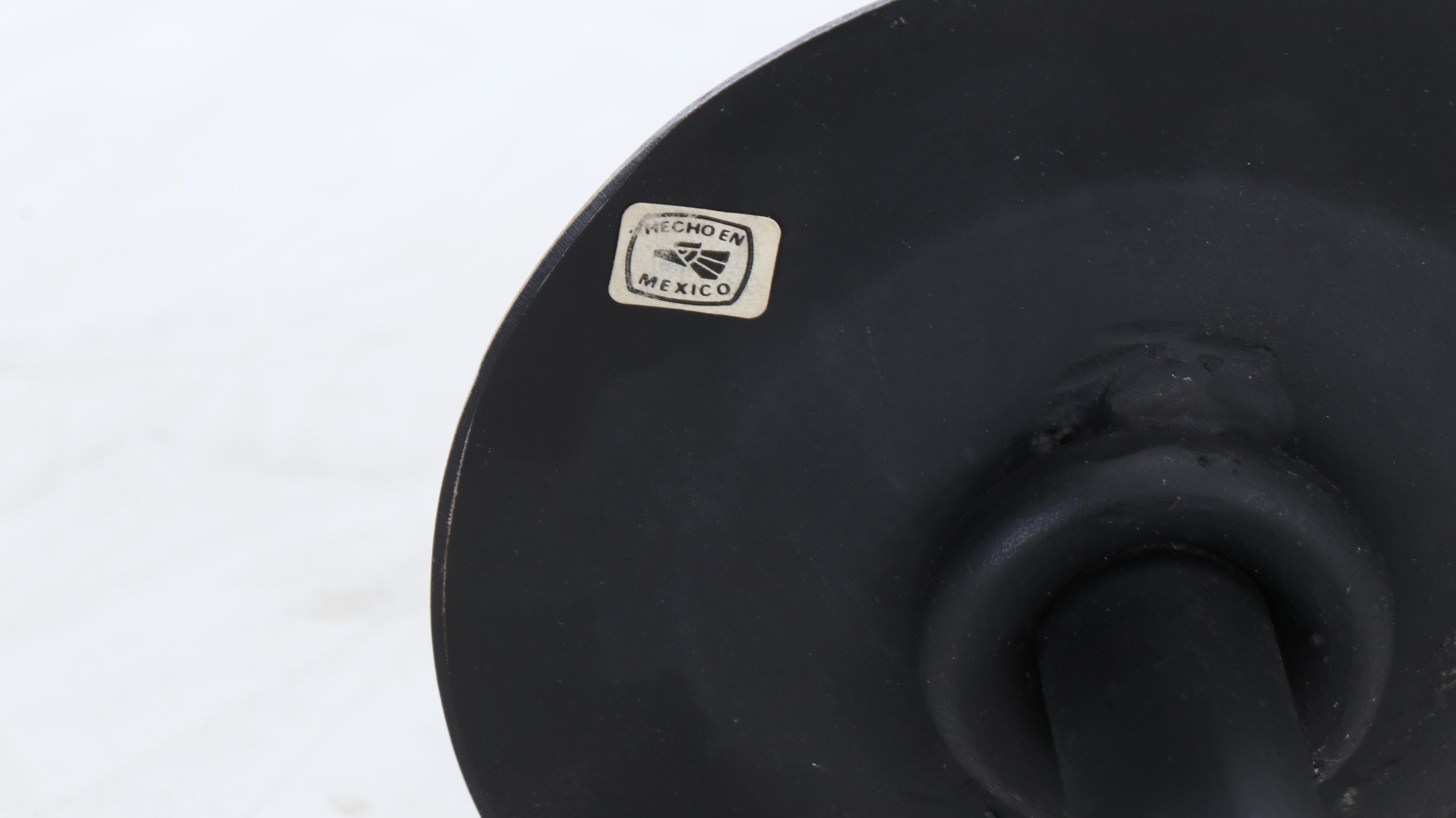 Three Cast Iron Floor Standing Candle Prickets