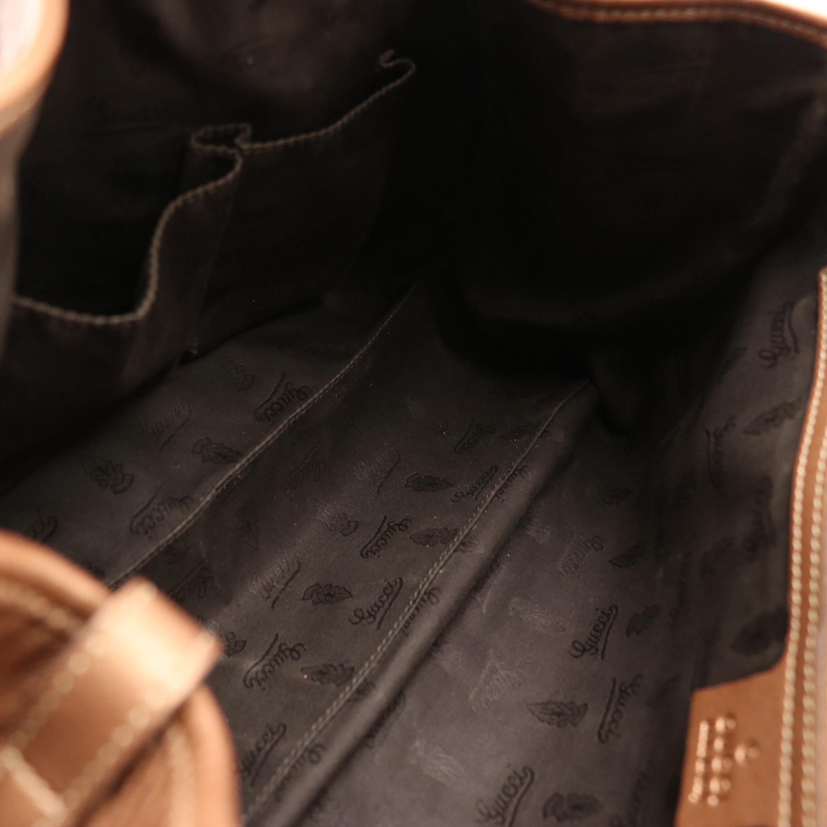 Gucci Guccissima Leather Twins Tote Shoulder Bag