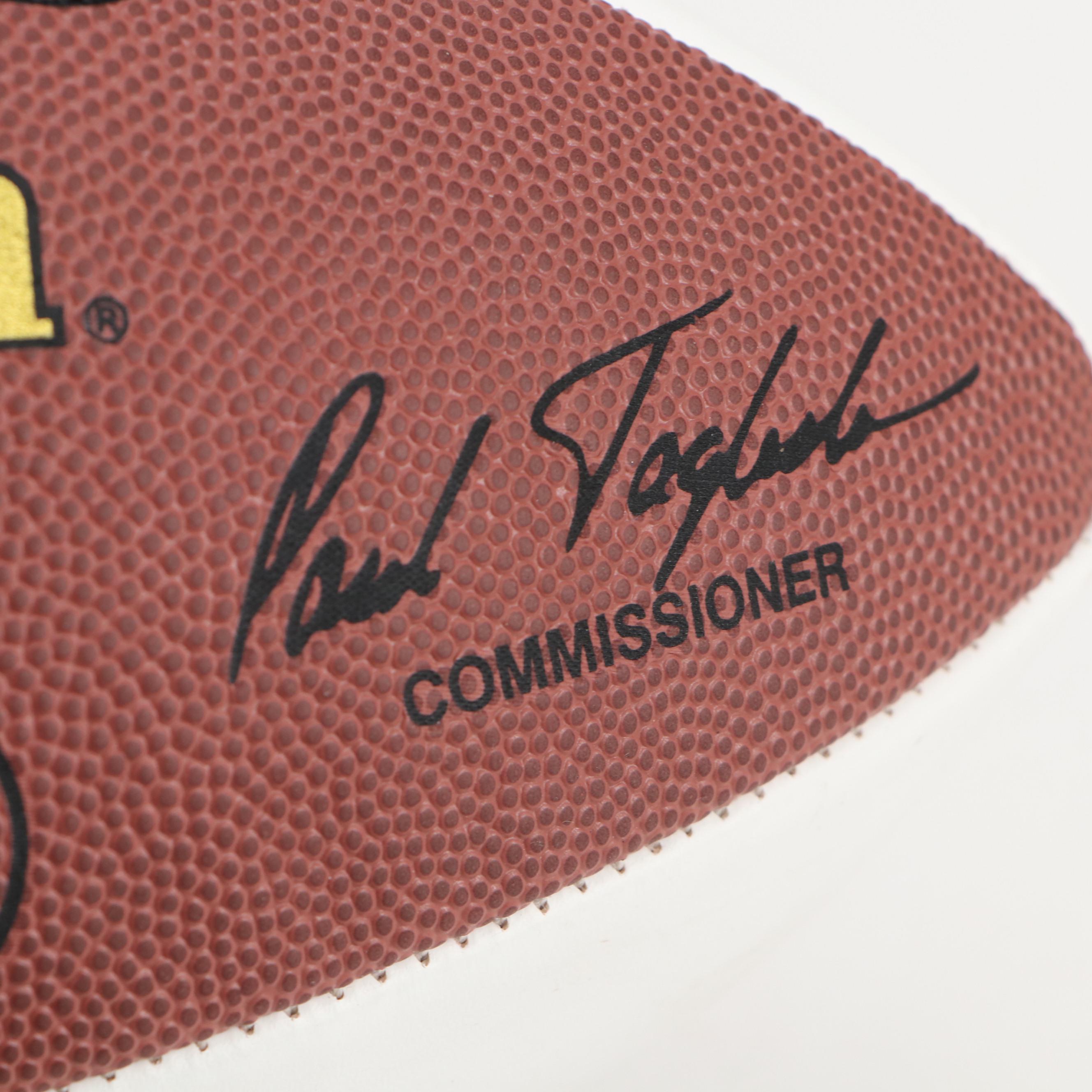 Anthony Thomas and Daunte Culpepper Signed Wilson Official NFL Footballs