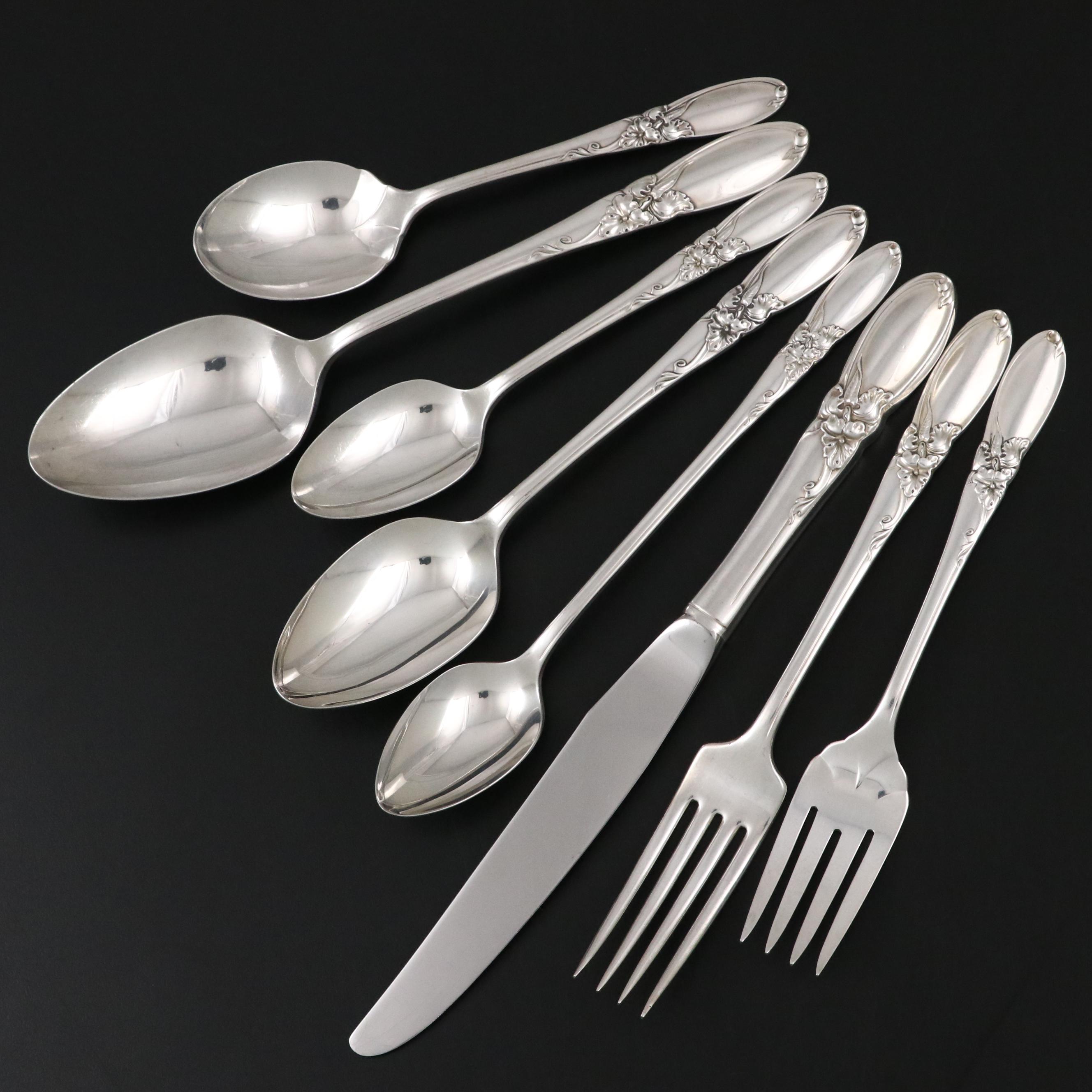 Oneida Community "White Orchid" Flatware and Serving Utensils, Mid–Late 20th C.