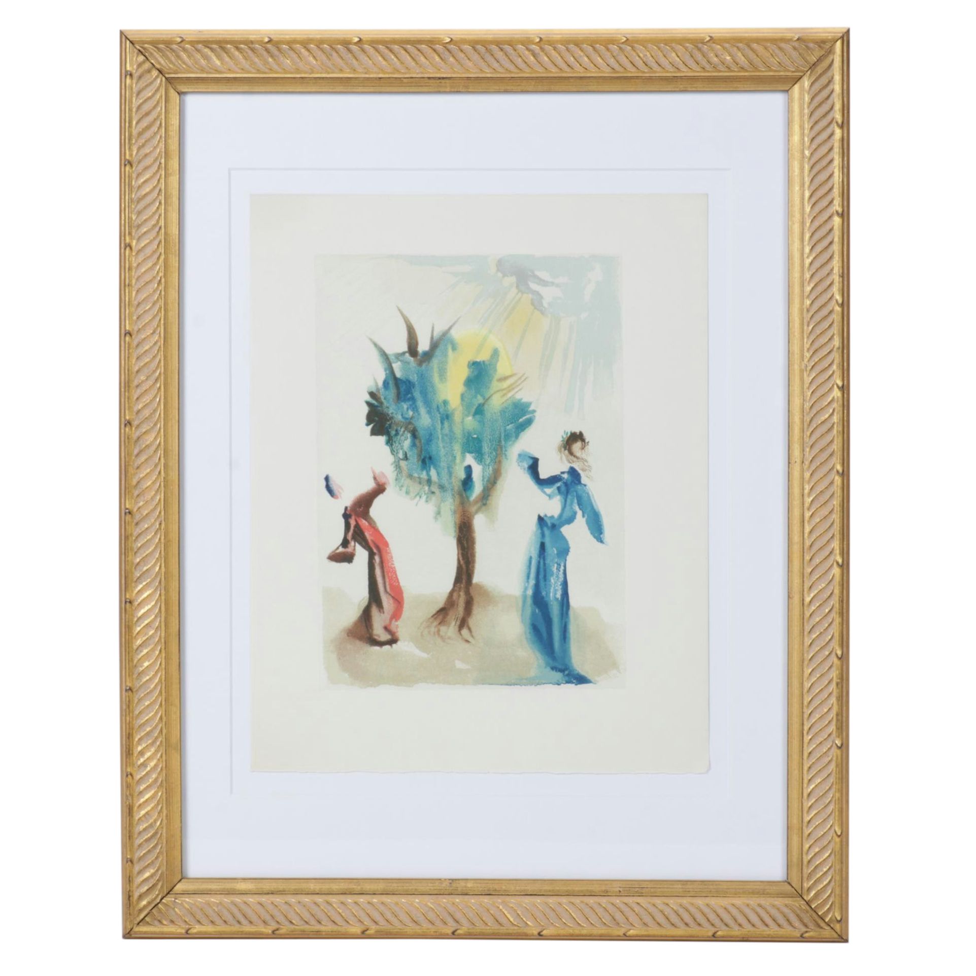 Salvador Dalí Wood Engraving "L’Arbre du Châtiment"