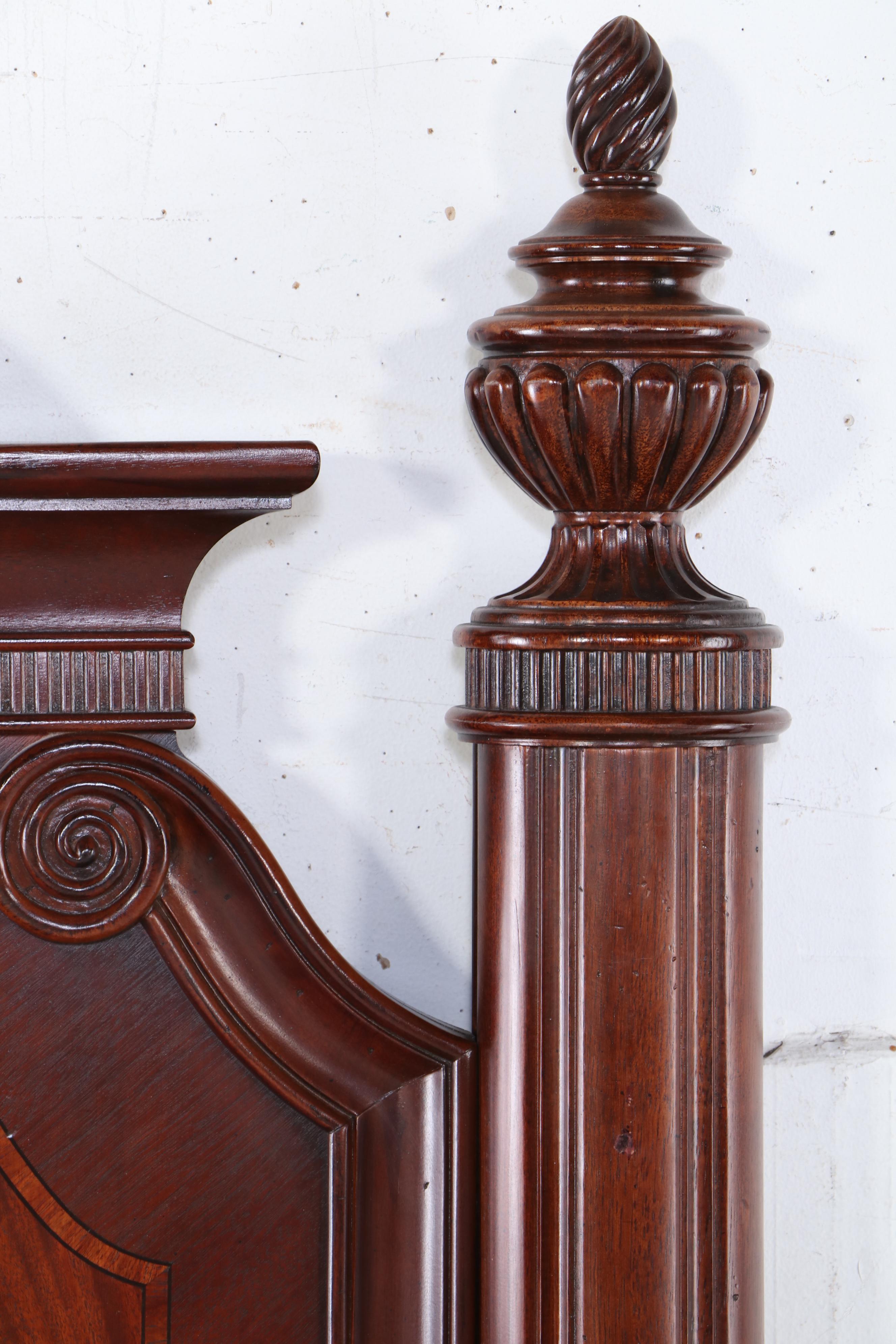 Thomasville Mahogany King Size Bed Frame and Two Bedside Chests