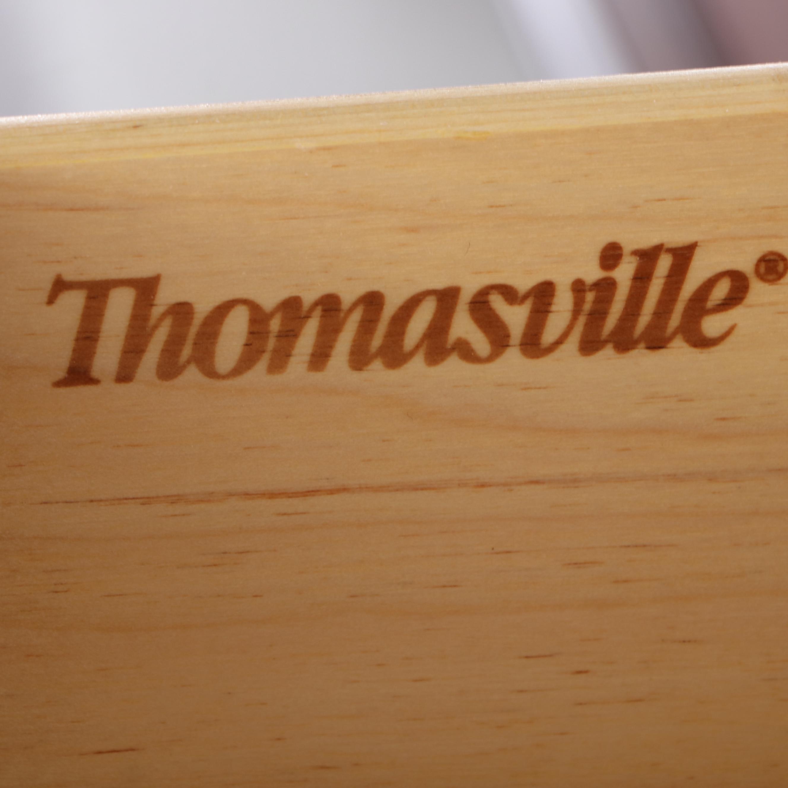 Thomasville Mahogany King Size Bed Frame and Two Bedside Chests