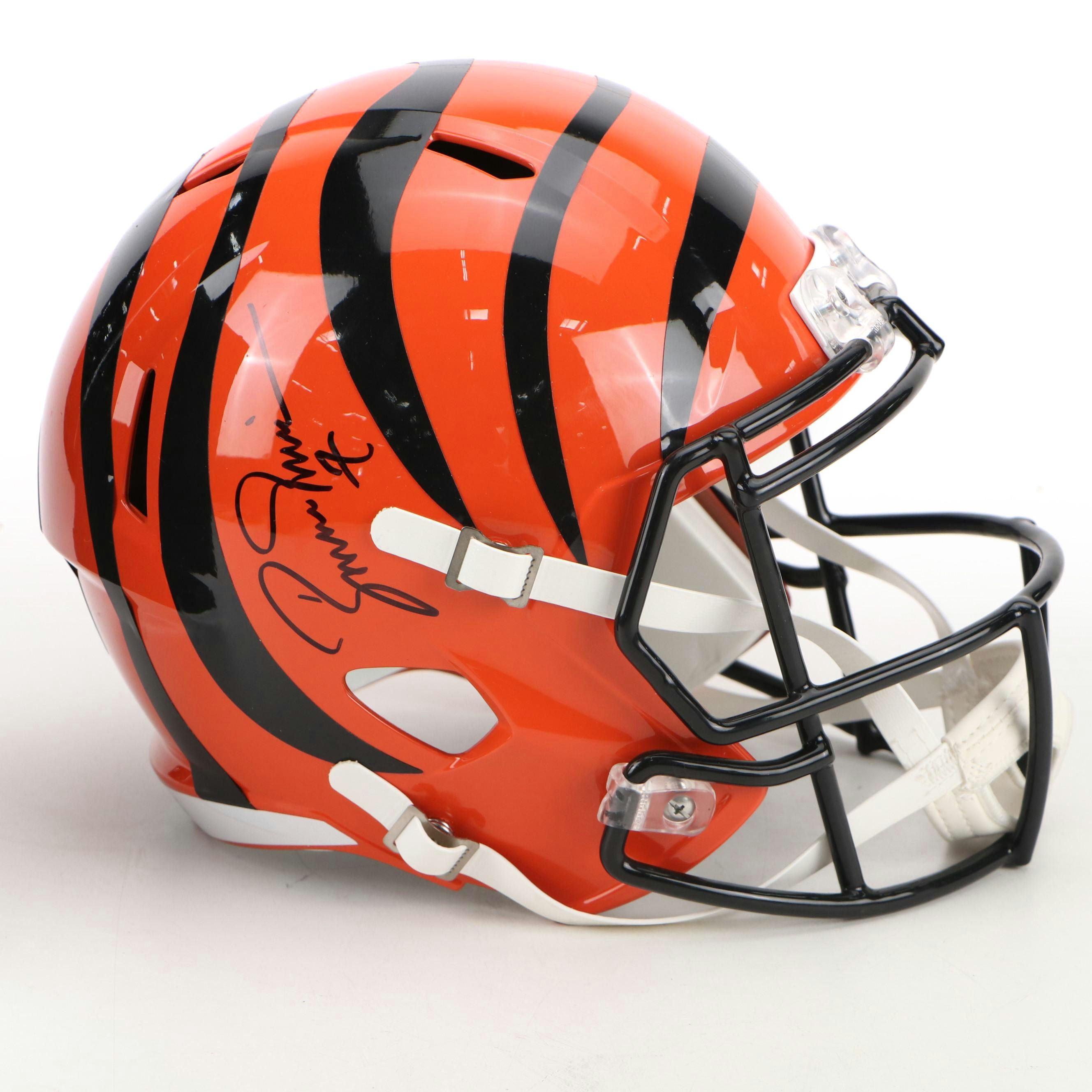 Boomer Esiason Signed Cincinnati Bengals Full-Size Replica Helmet, Beckett
