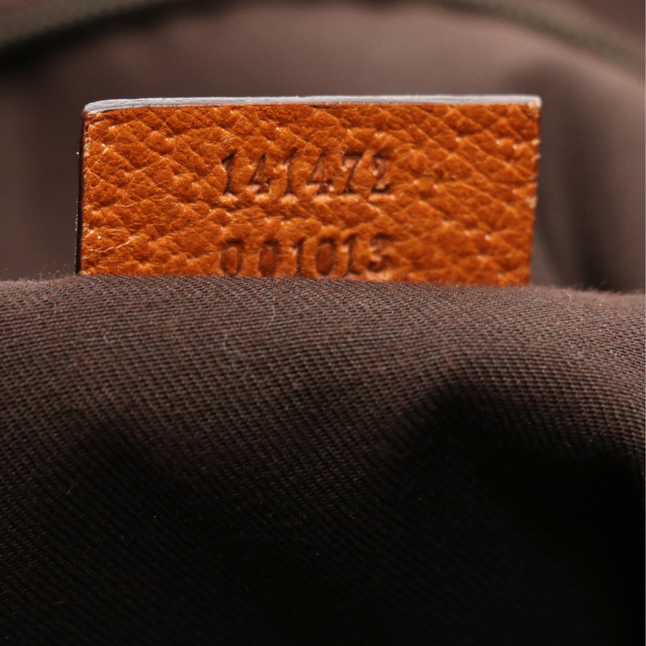 Gucci GG Canvas and Leather Abbey Tote Bag