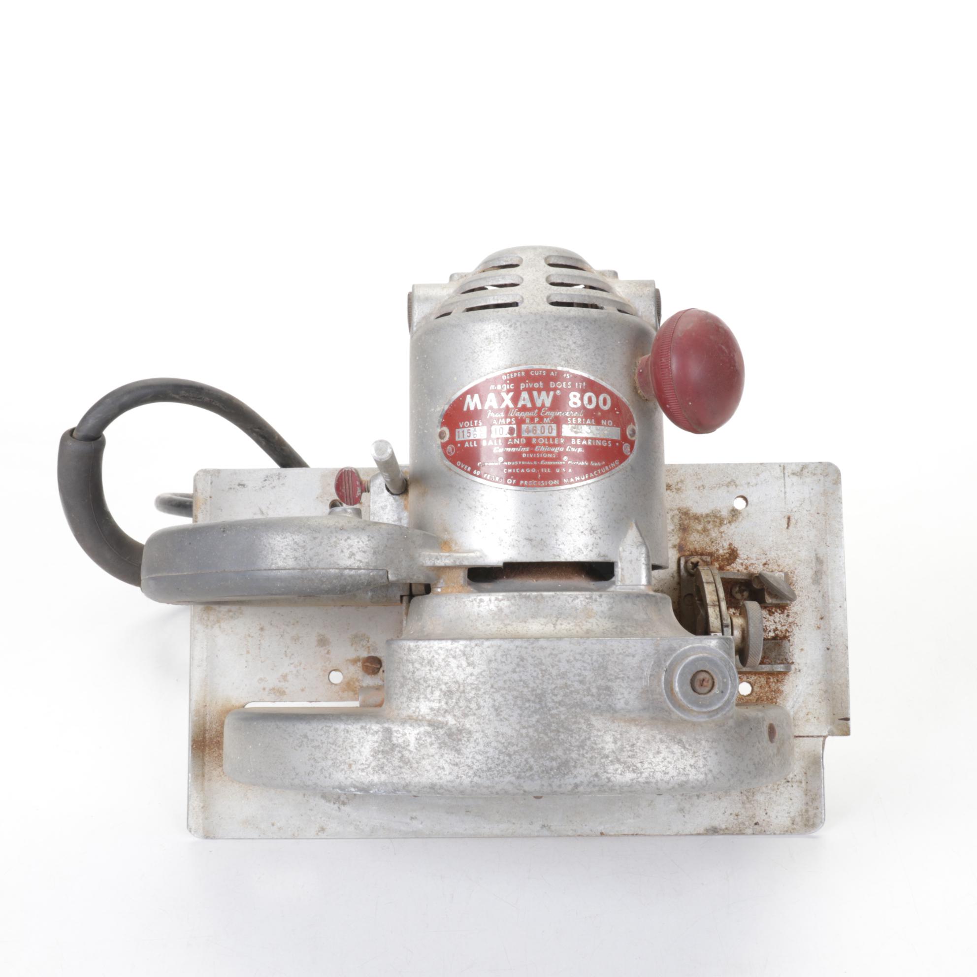 Fred Wappat "Maxaw 800" Circular Saw