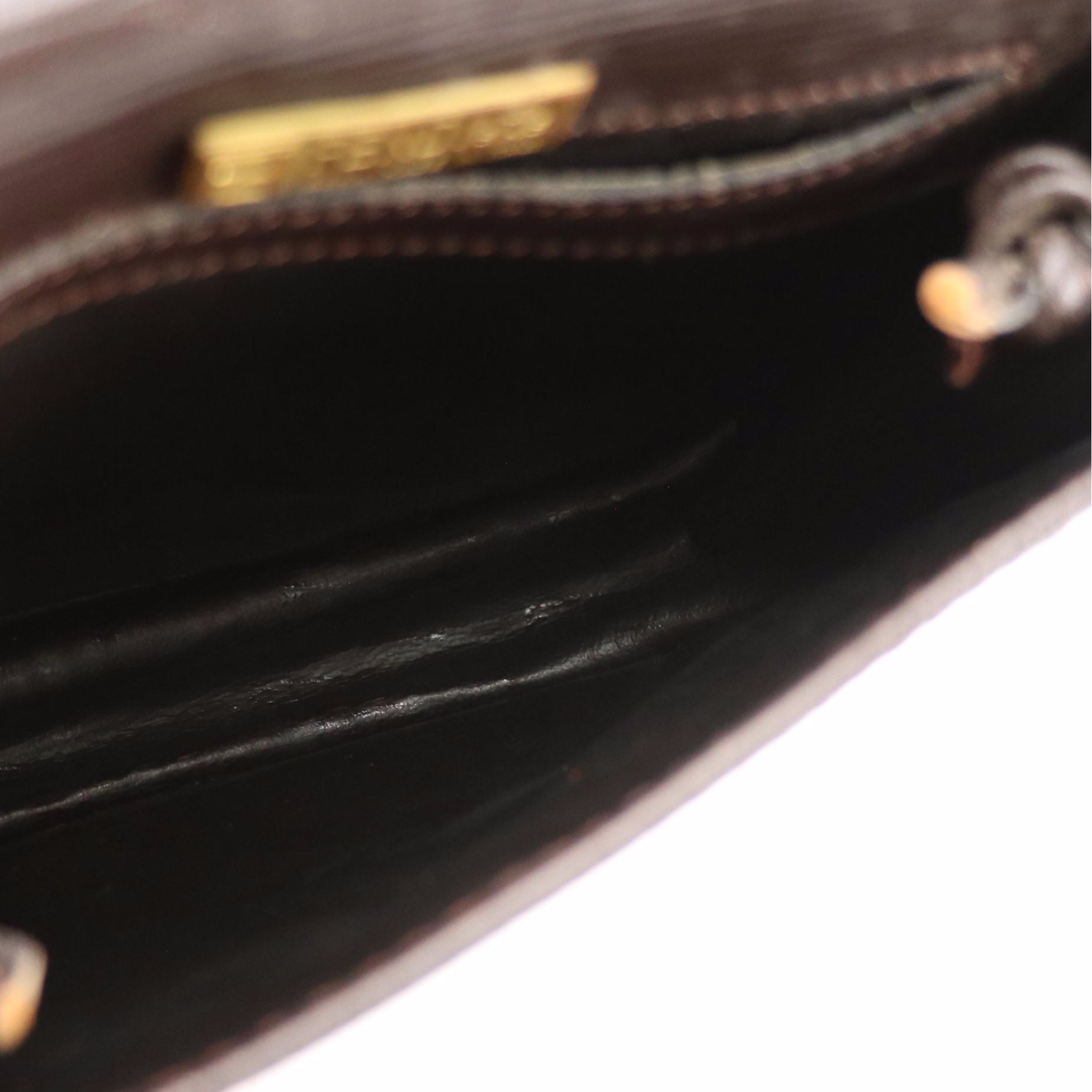 Fendi Zucca Canvas and Leather Tassel Front-Flap Crossbody Bag