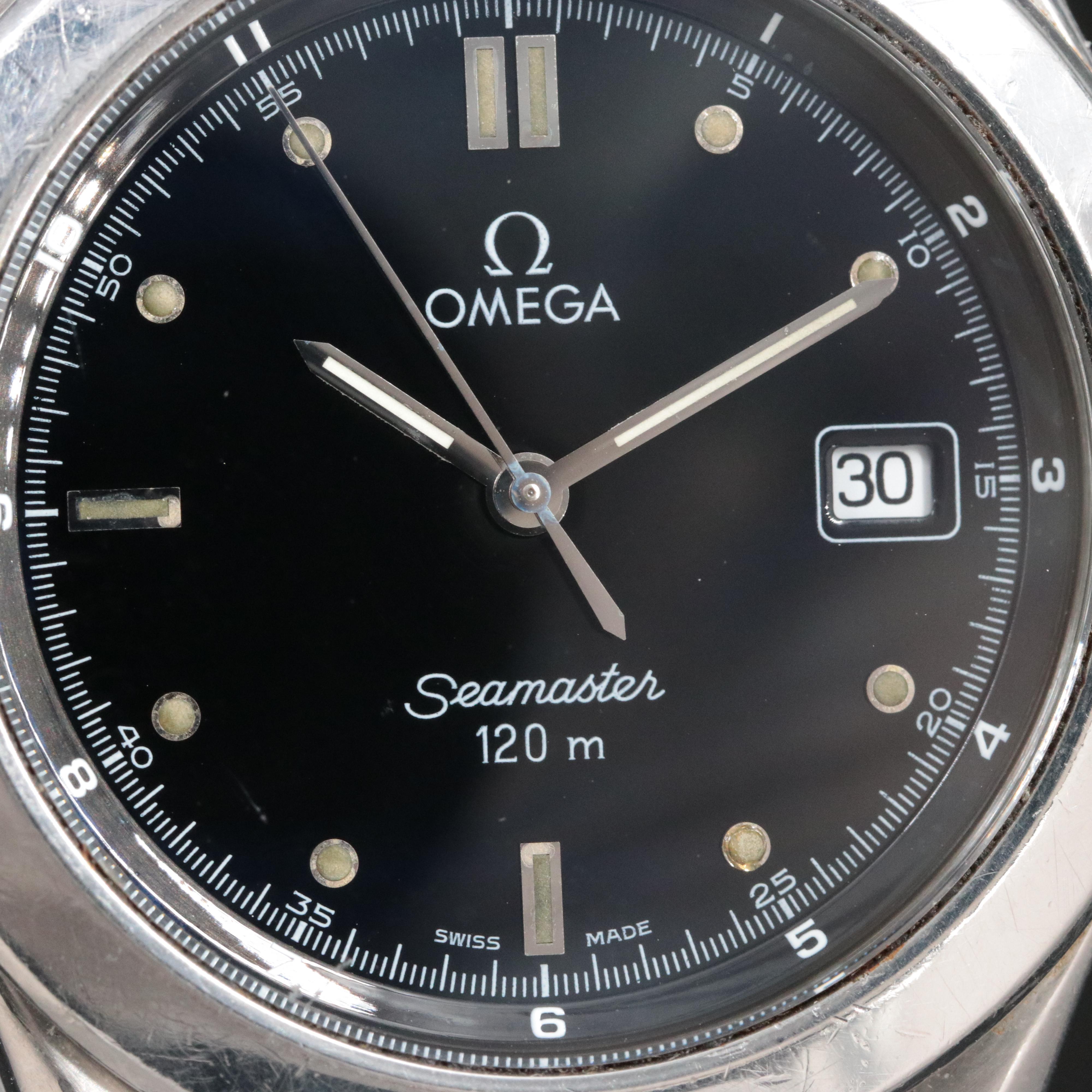 1993 Omega Seamaster 120 meters Date Watch