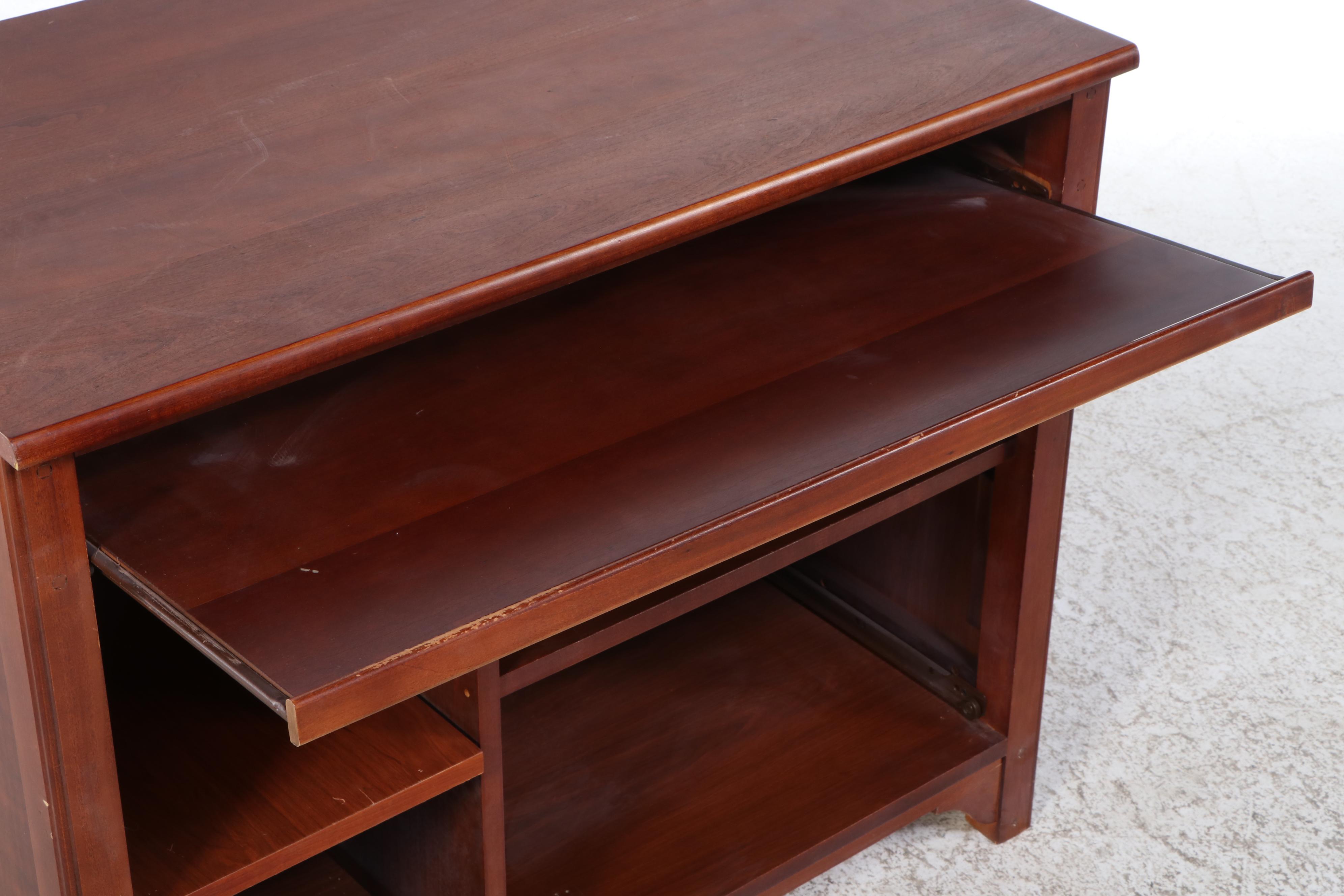 Riverside Furniture Corp. Cherry Finish Wooden Computer Desk