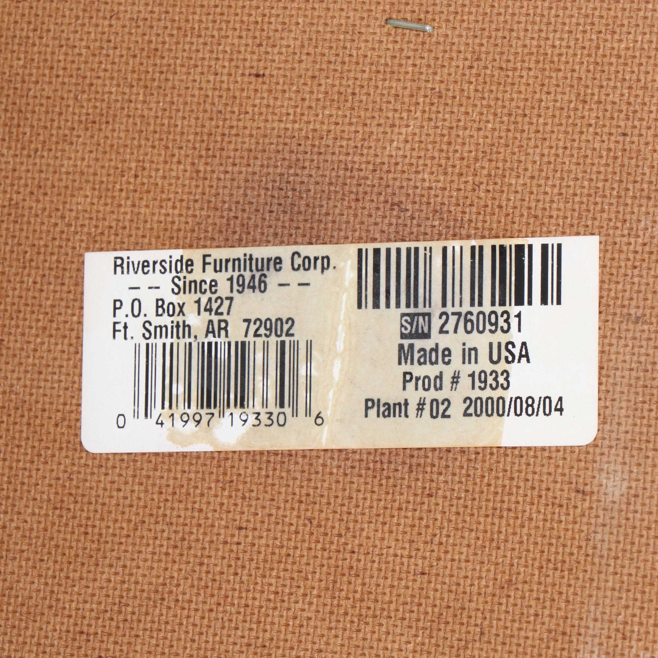 Riverside Furniture Corp. Cherry Finish Wooden Computer Desk