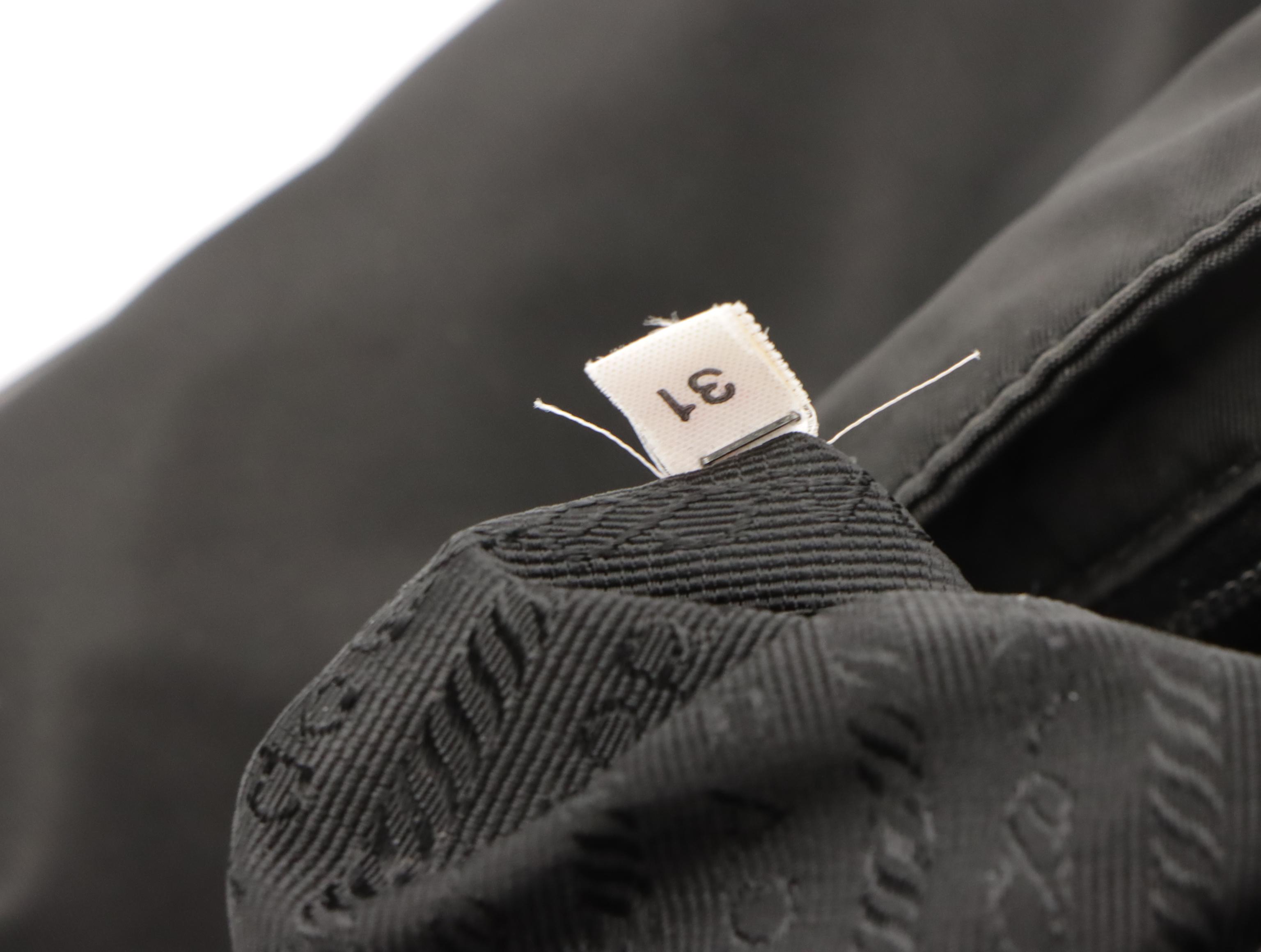 Prada Black Tessuto Nylon Messenger Bag