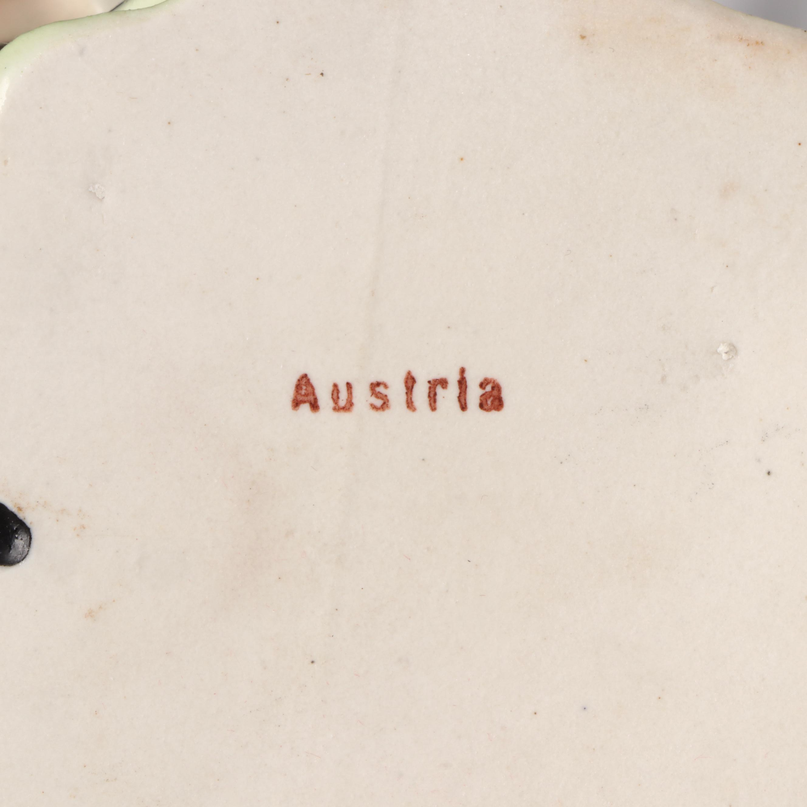 Austrian Porcelain Pig Jar, Early 20th Century