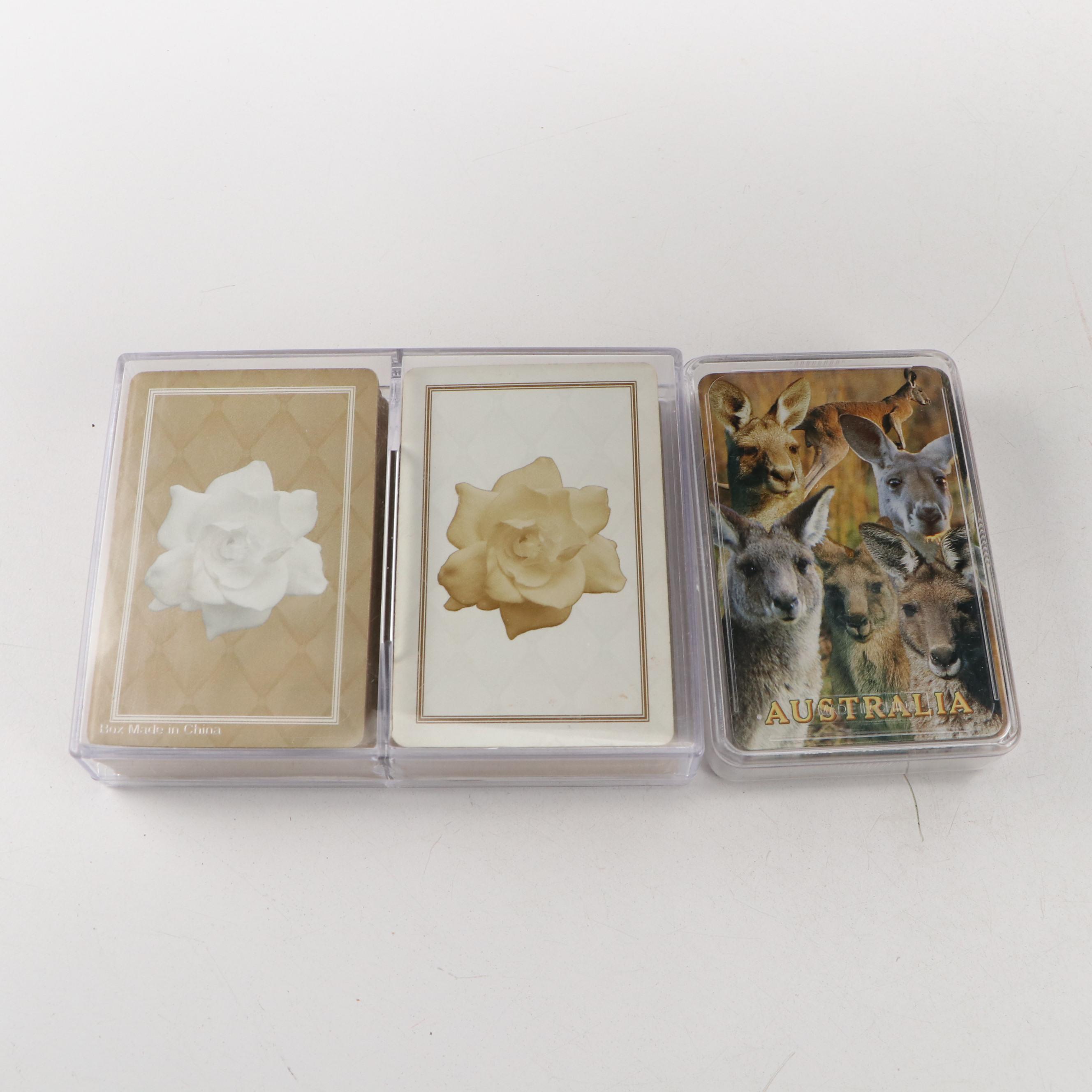 Playing Cards with Bridge Bidding Boxes, Scorepad, Stuffed Cow and More