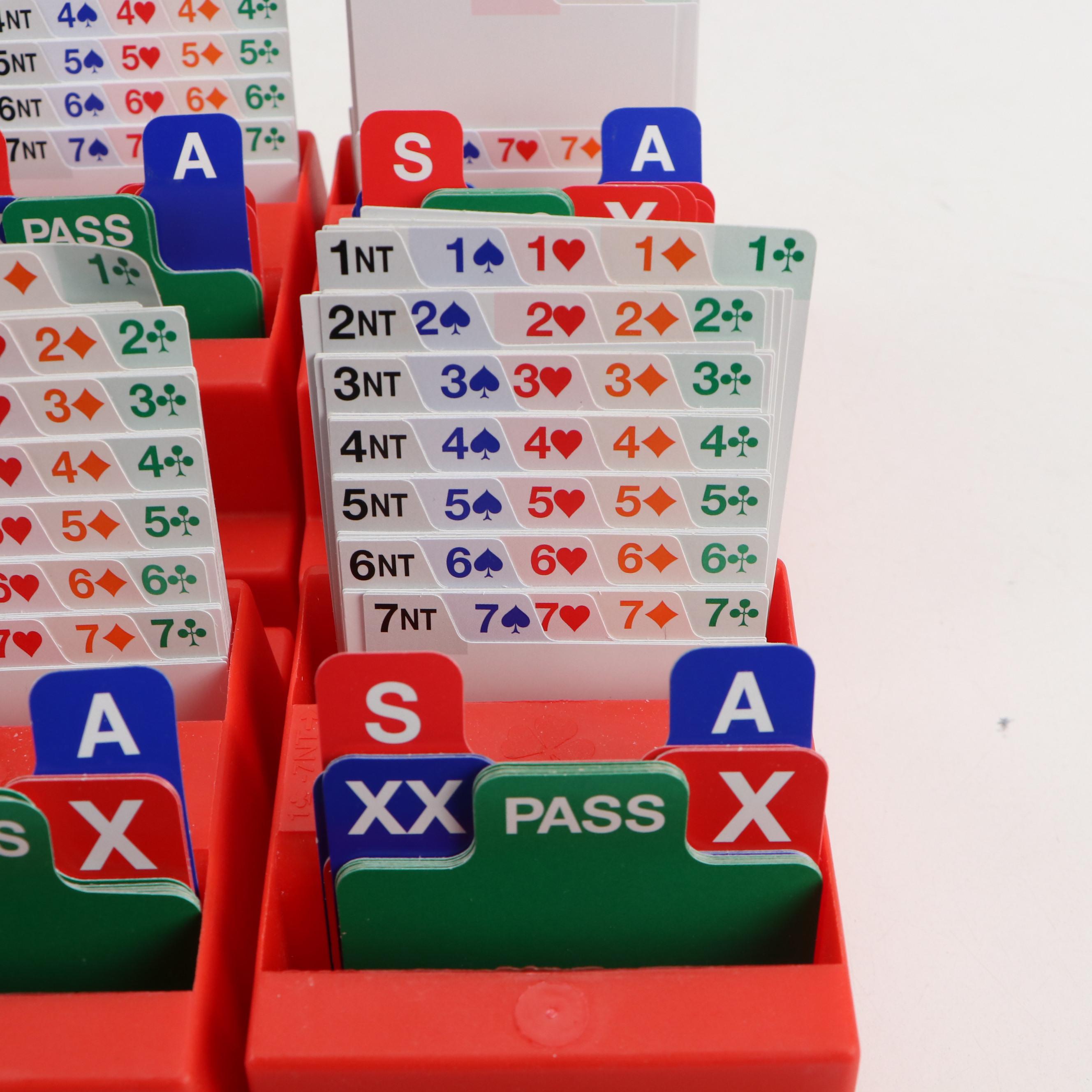 Playing Cards with Bridge Bidding Boxes, Scorepad, Stuffed Cow and More