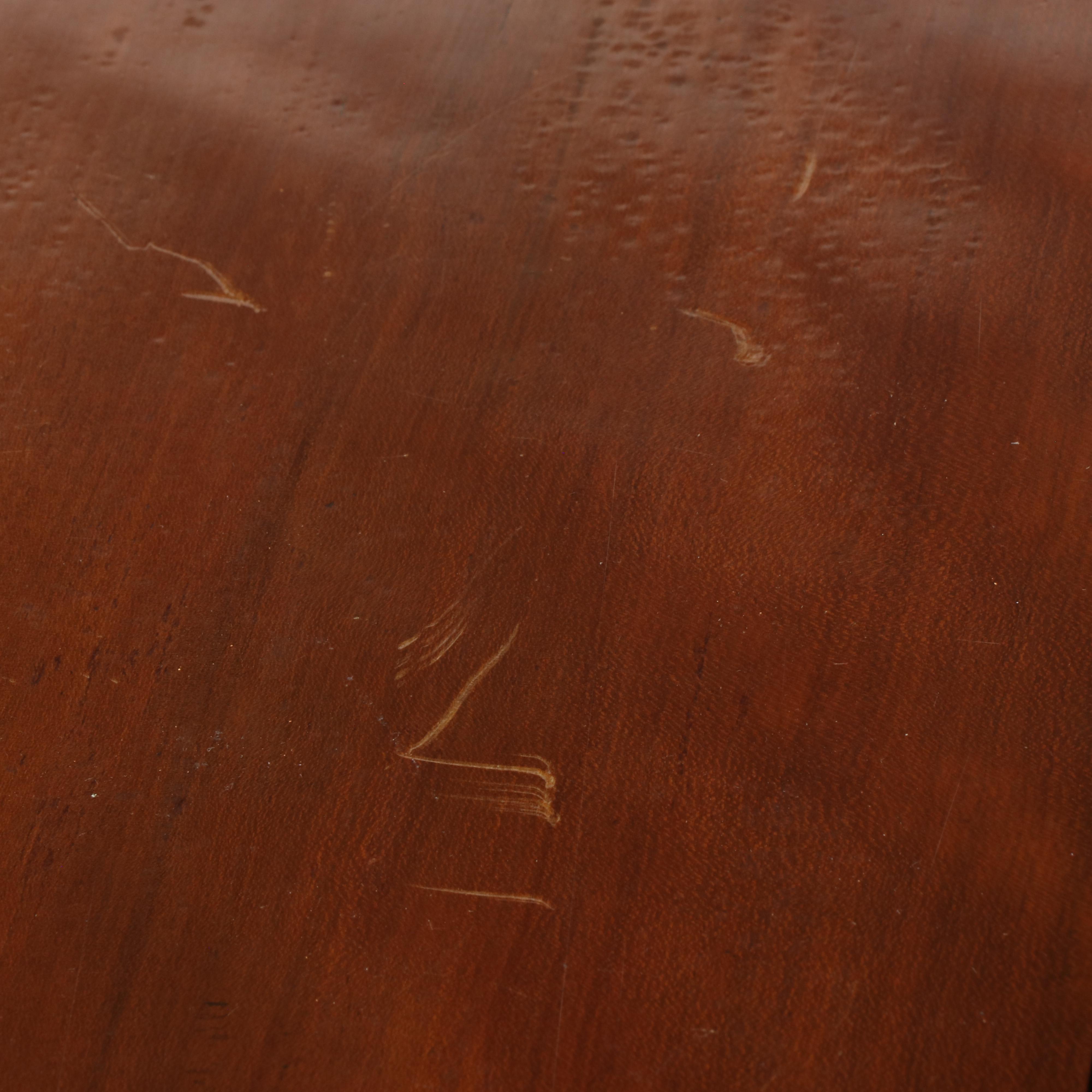 American Chippendale Cherrywood Drop-Leaf Dining Table, Late 18th Century