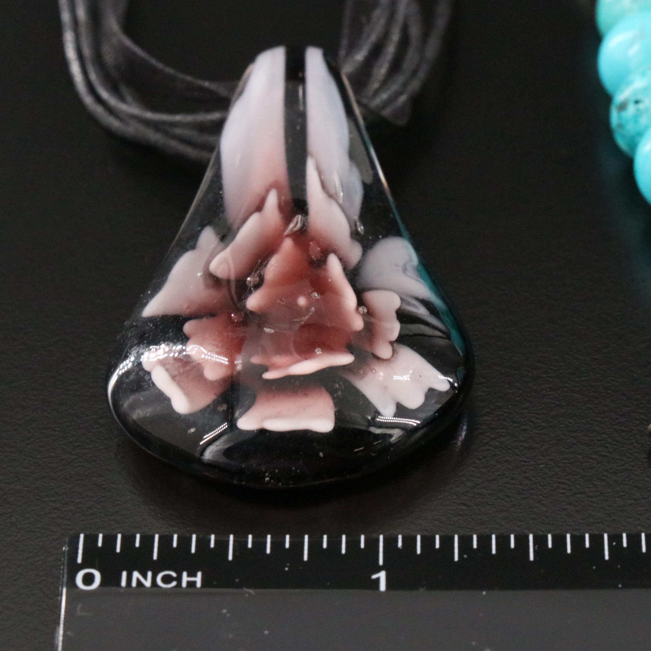 Art and Dichroic Glass Featured in Necklace Collection