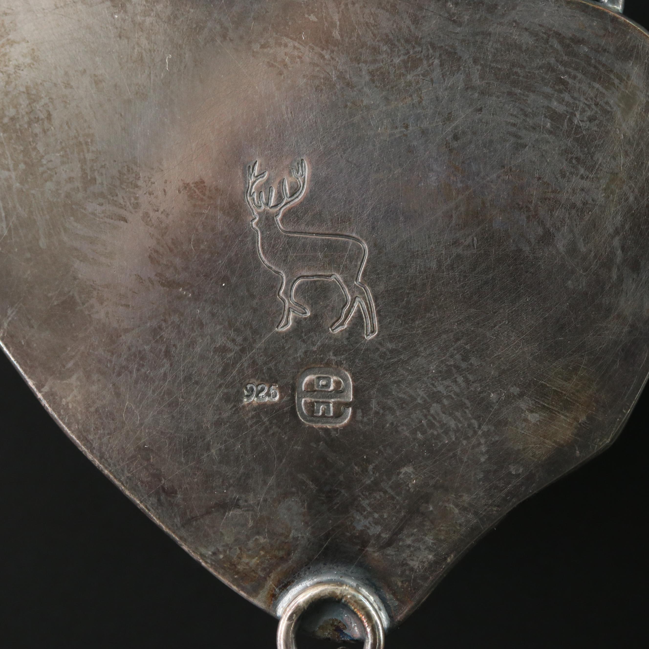 EON Designs Sterling Azurmalachite and Turquoise Necklace