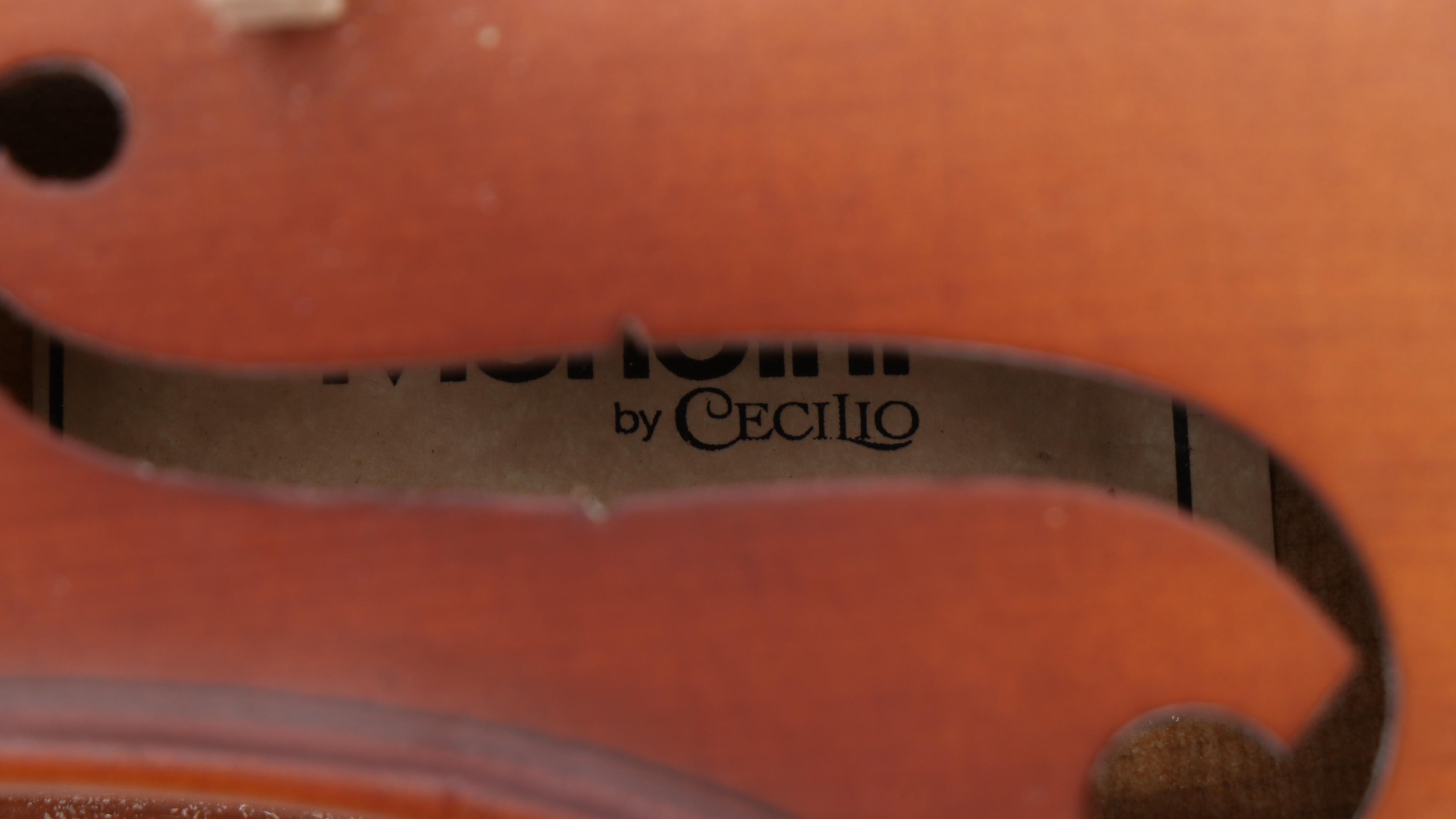 Mendini 4/4 Violin with Case and Bow