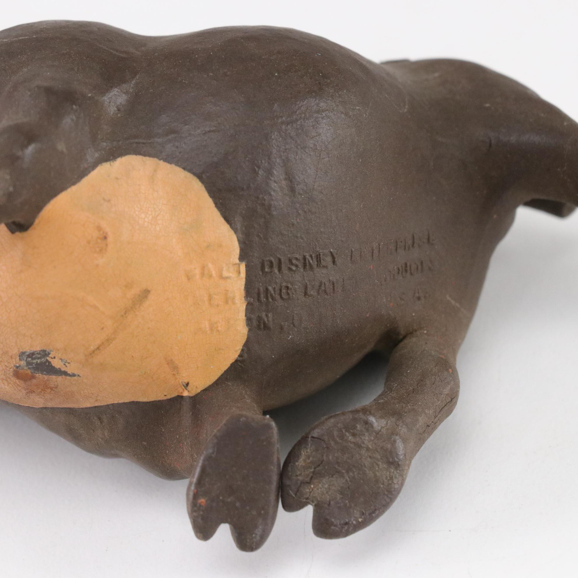 Norcrest Blue Birds Coin Bank with Porcelain Thimbles and Disney Bull