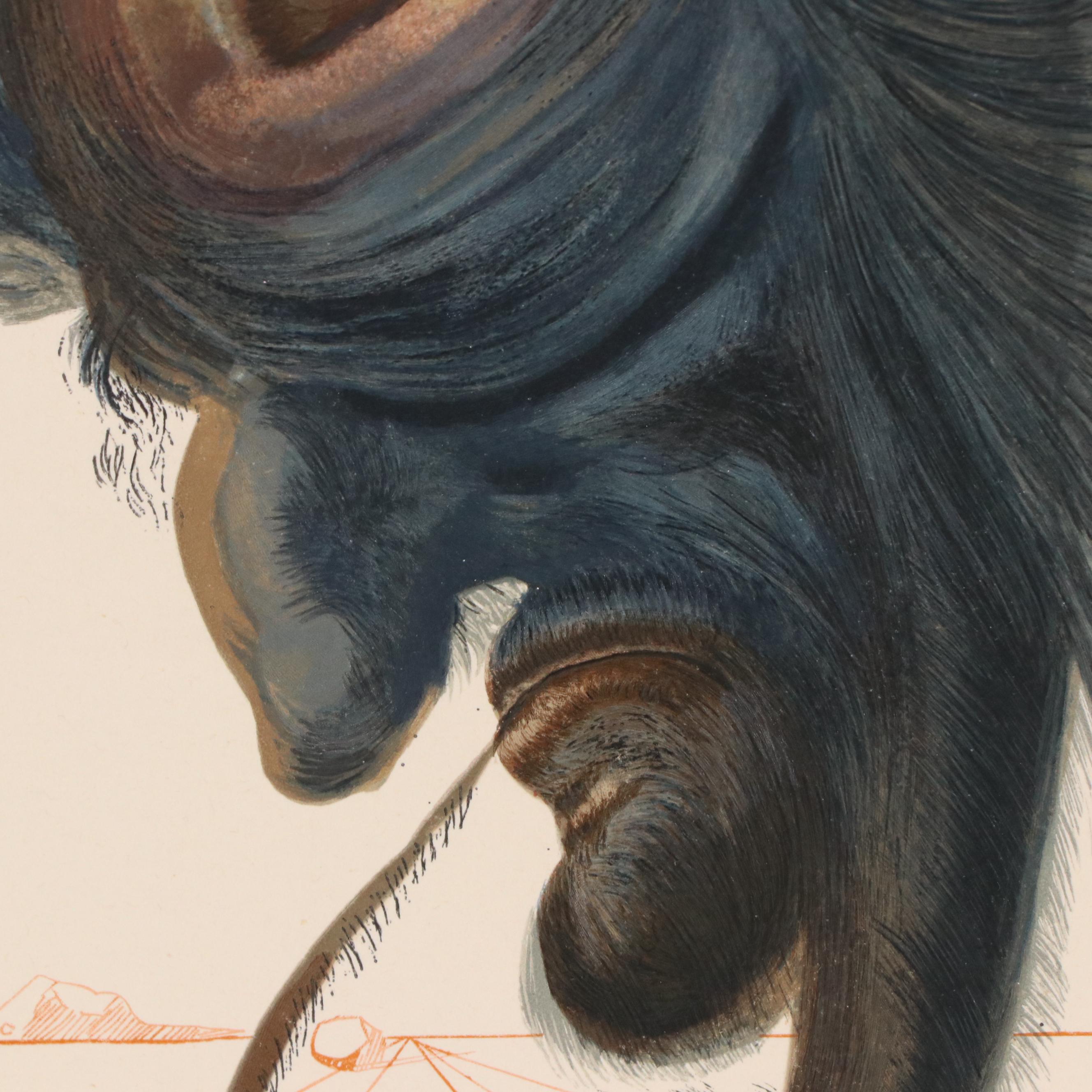 Salvador Dalí Restrike Wood Engraving "Devins et Sorciers"