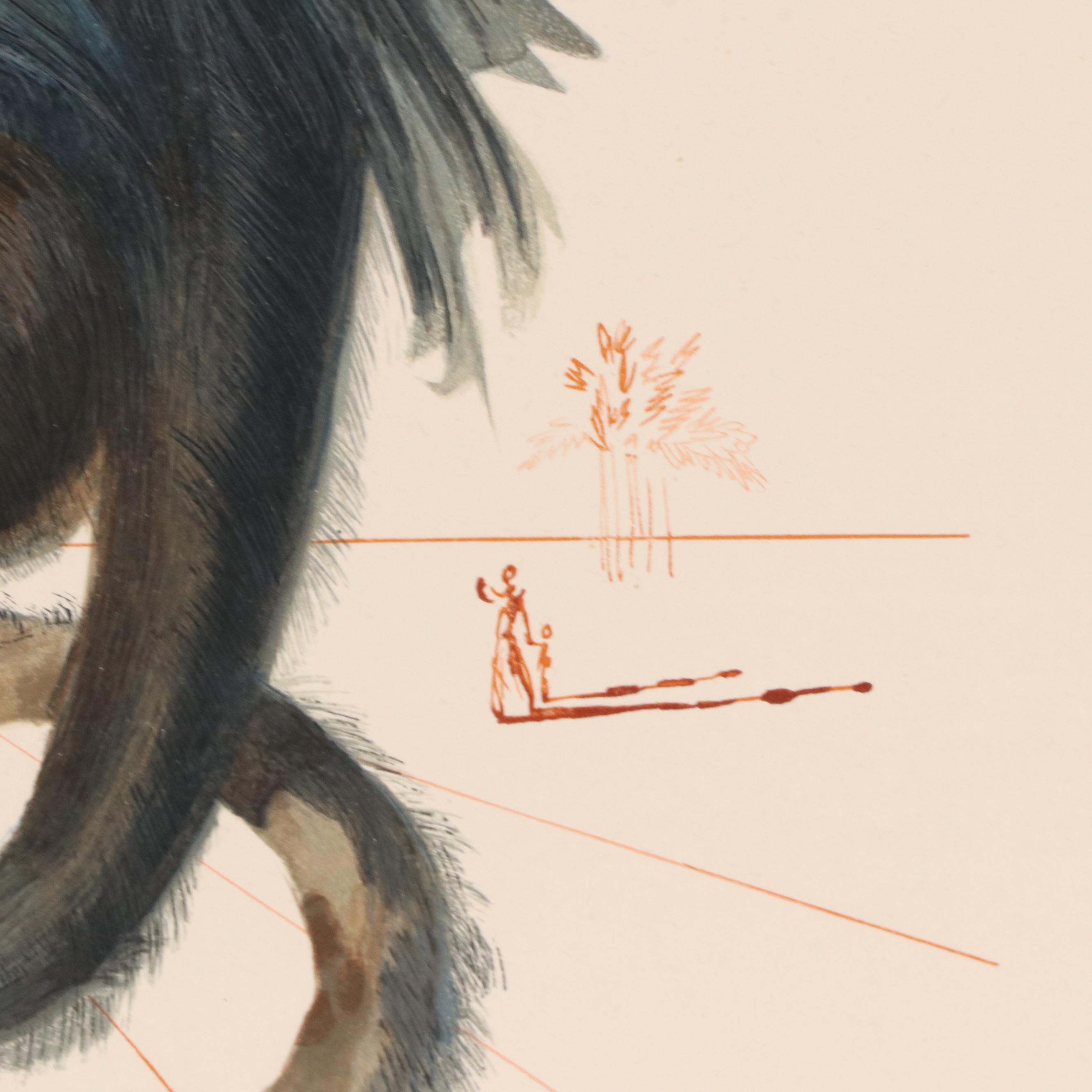 Salvador Dalí Restrike Wood Engraving "Devins et Sorciers"