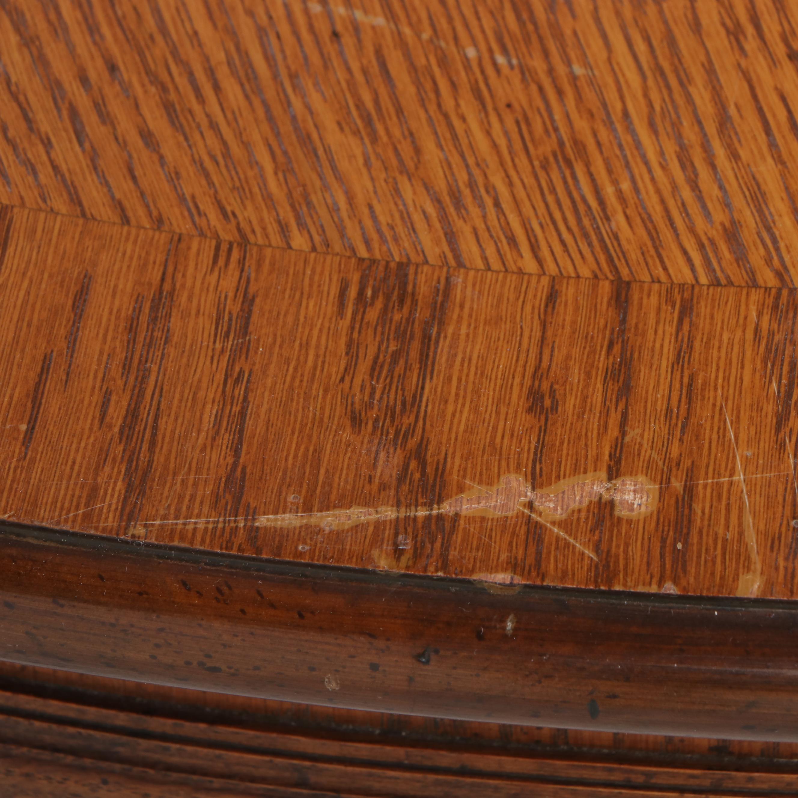 French Style Oak Dining Table, 20th Century