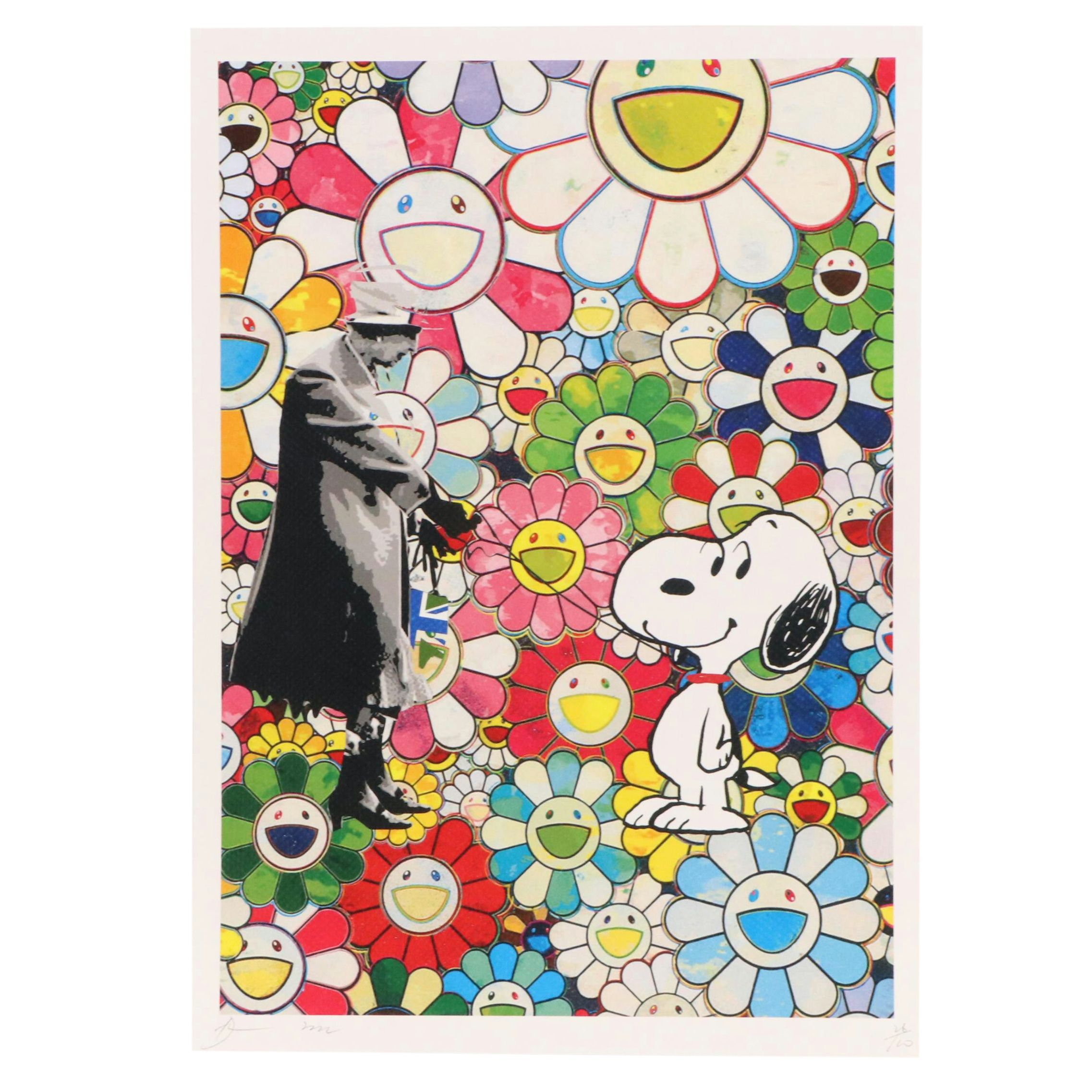 Death NYC Pop Art Digital Print Queen Elizabeth x Snoopy